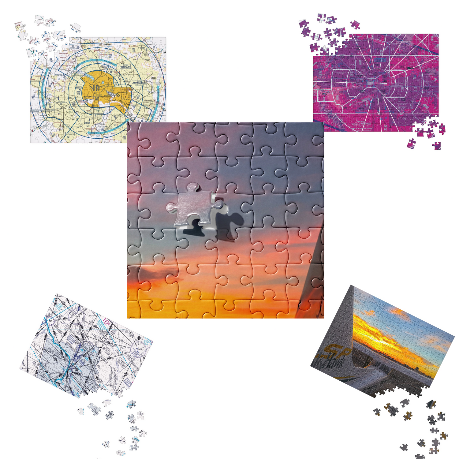 Aviation themed puzzles