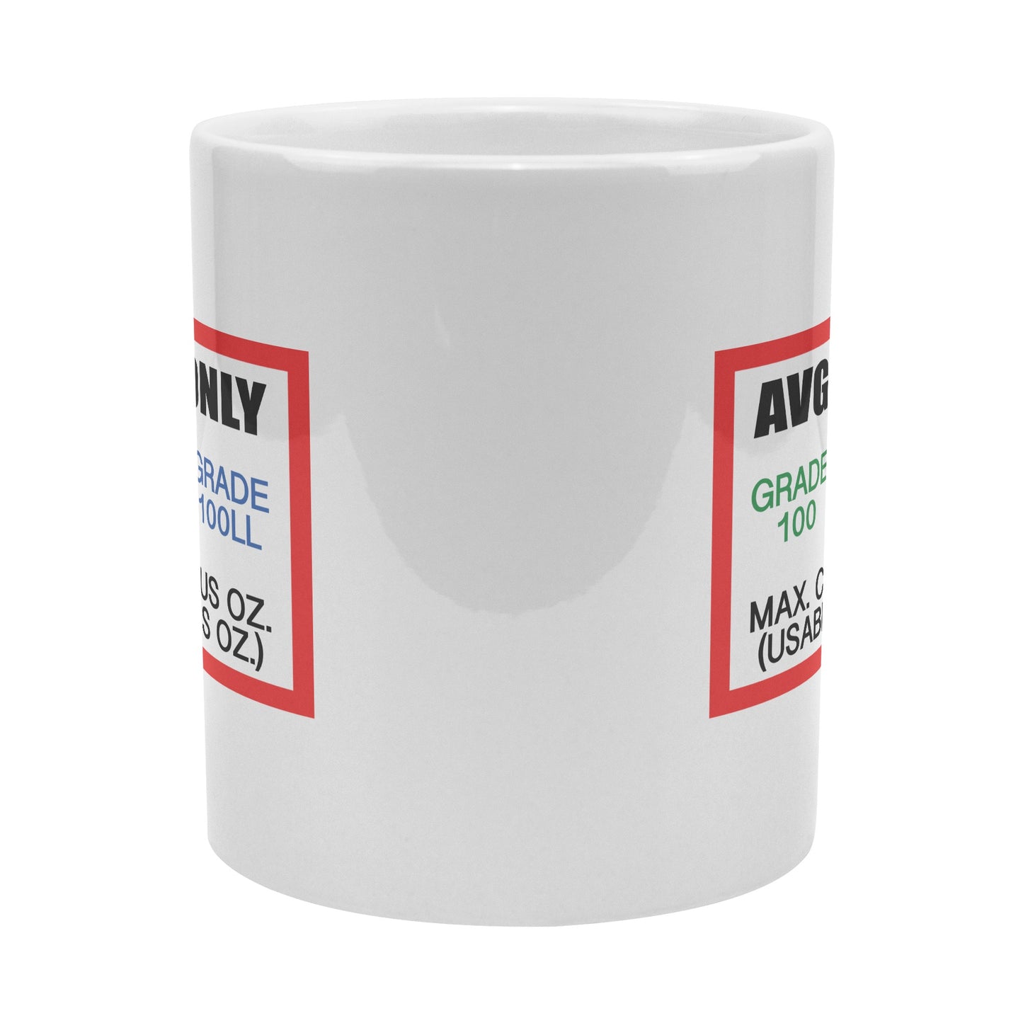 AVGAS / 100LL fuel only 20 oz. giant mug