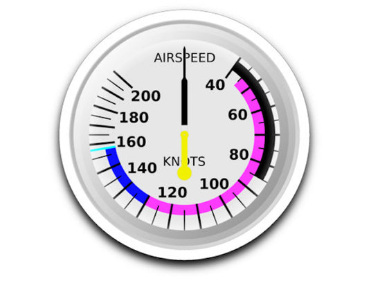 Aircraft instruments decal #1
