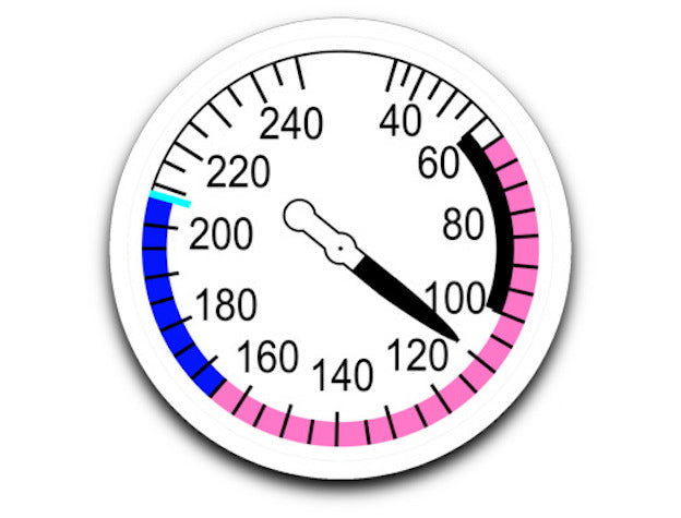 Aircraft instruments decal #1