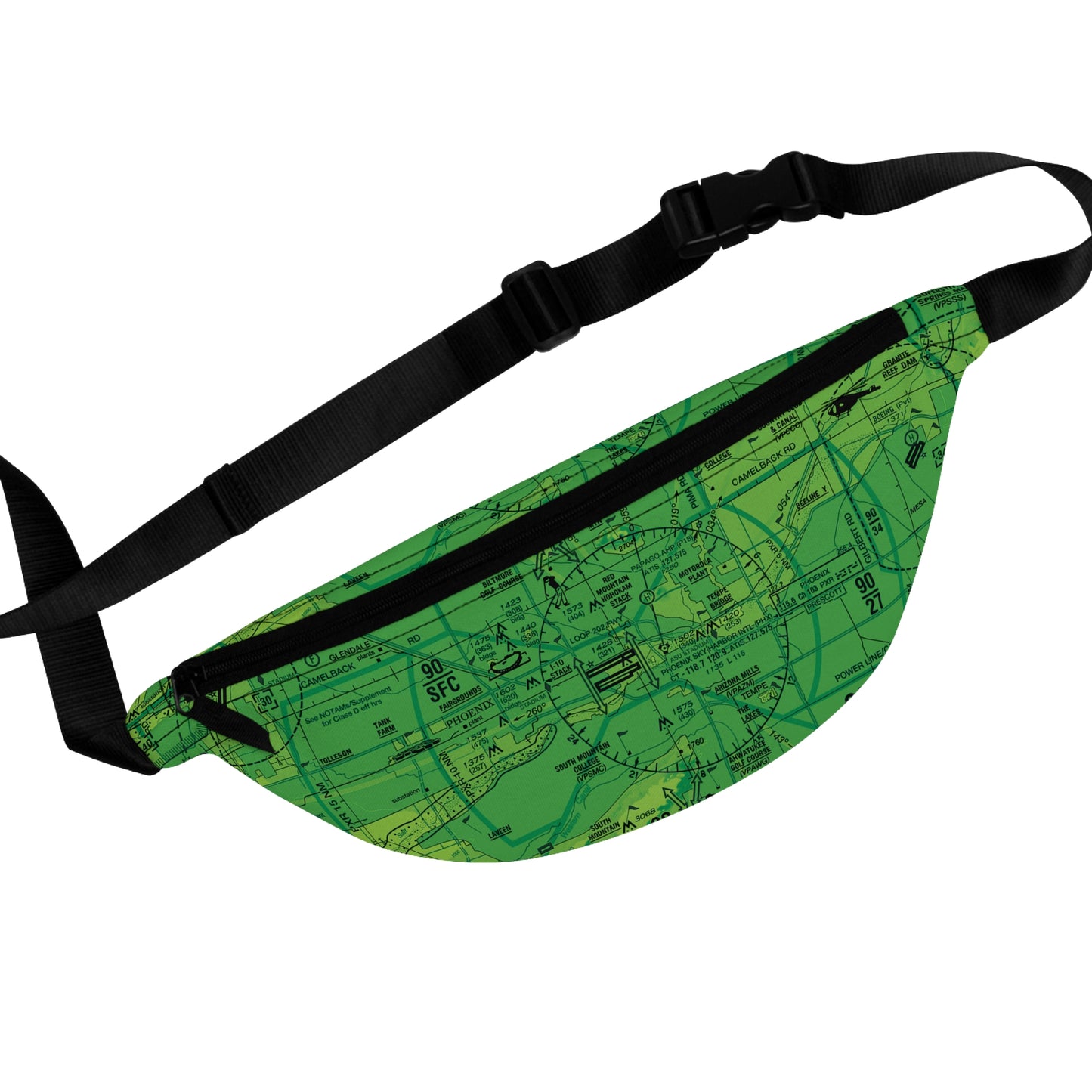 Phoenix TAC Chart fanny pack (green)