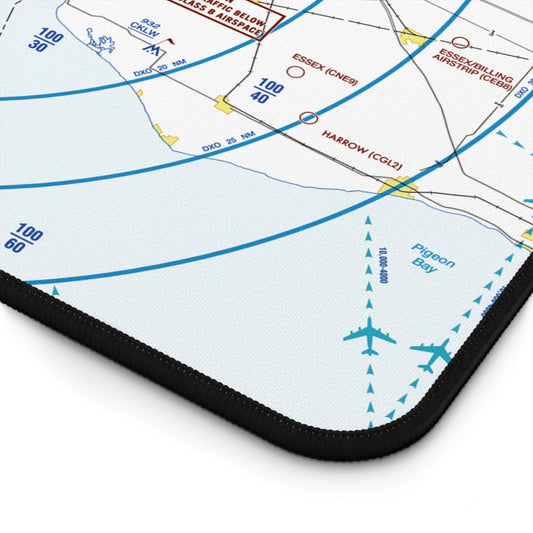 Detroit Flyway Chart desk mat