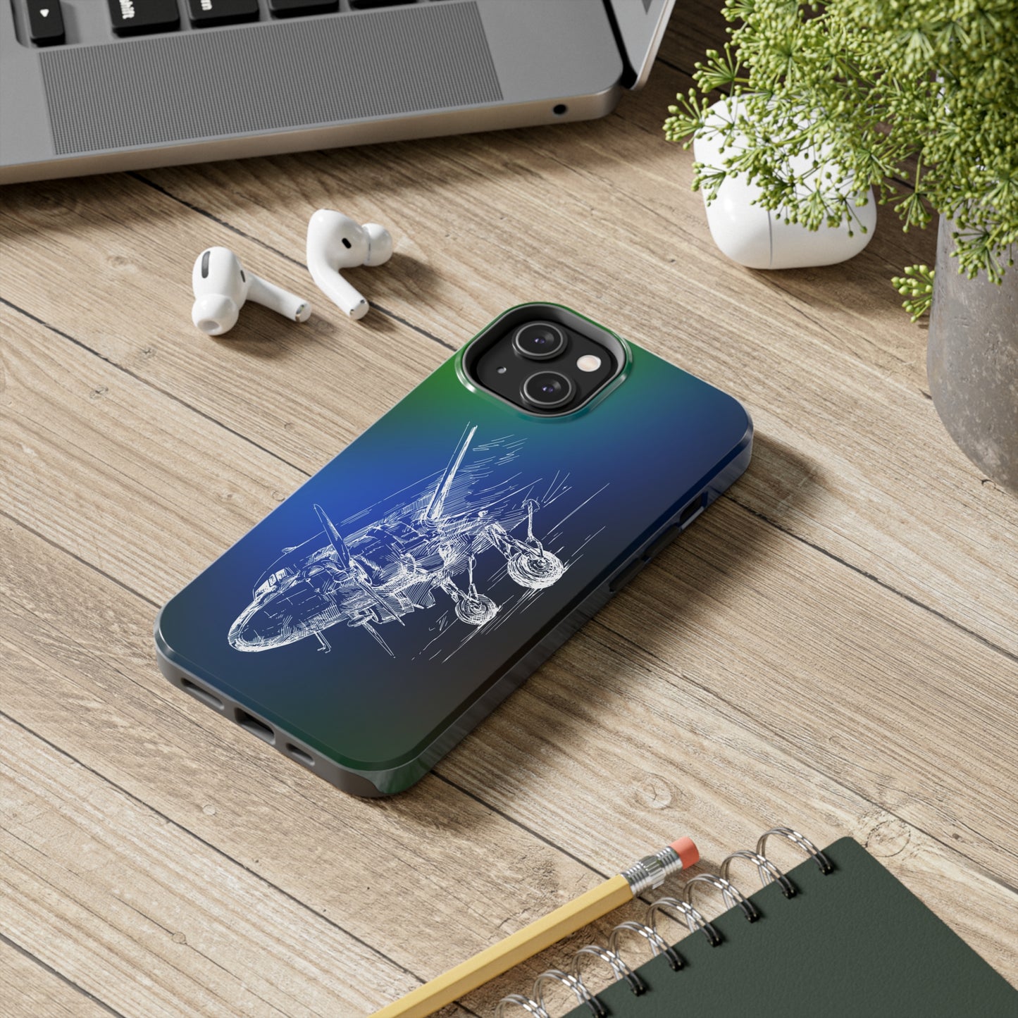 Aero 3 (bluish) tough phone cases
