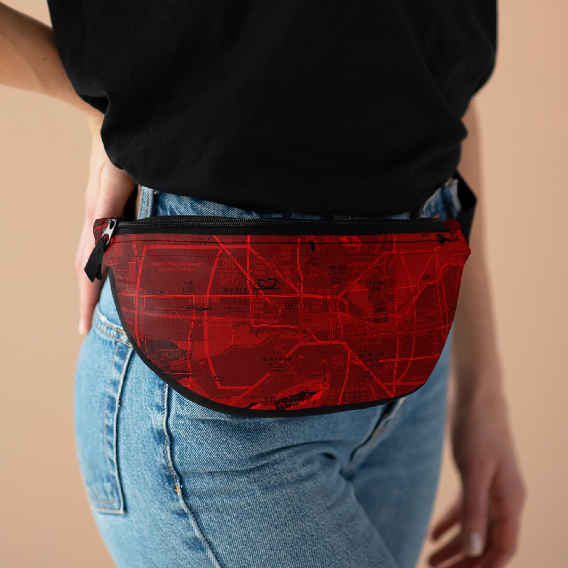 Phoenix TAC Chart fanny pack (red)