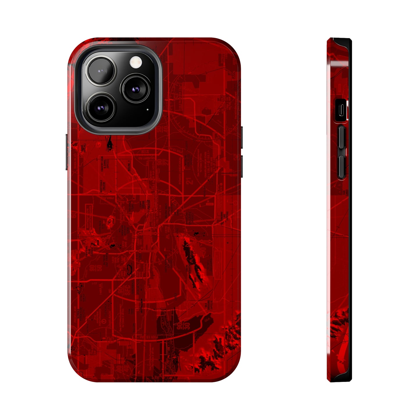 Phoenix TAC Chart (red) tough phone cases