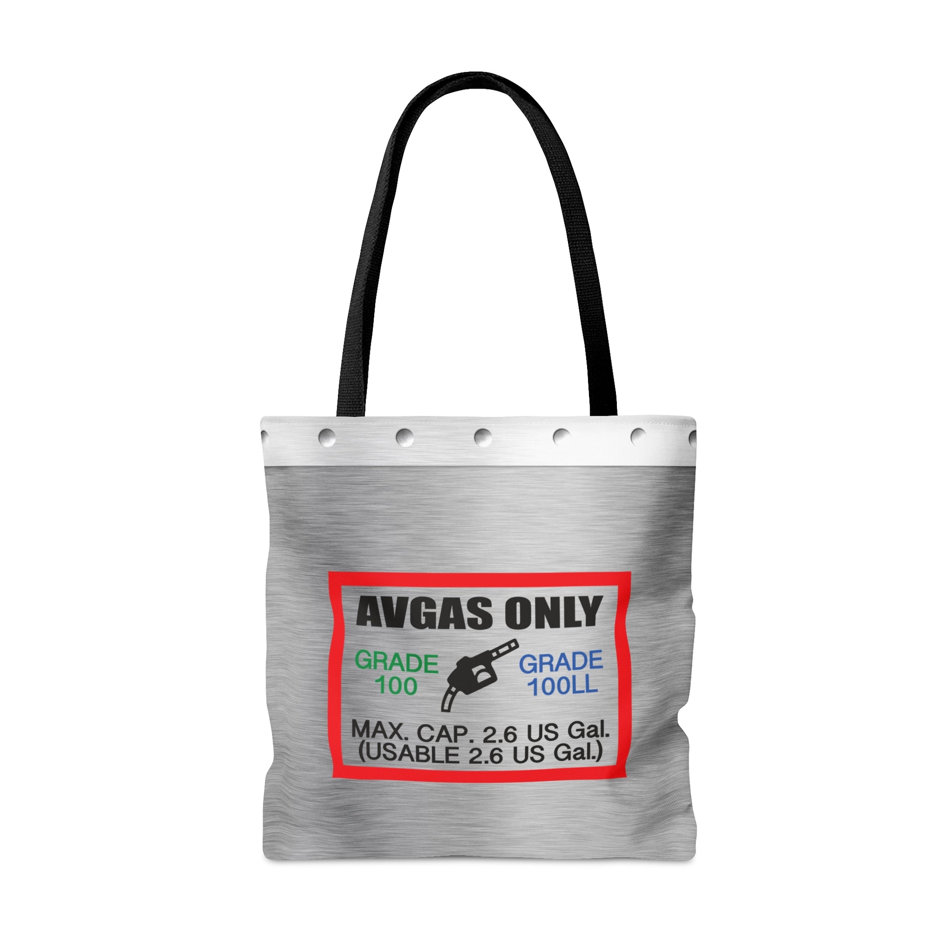 Avgas Only 100LL tote bag