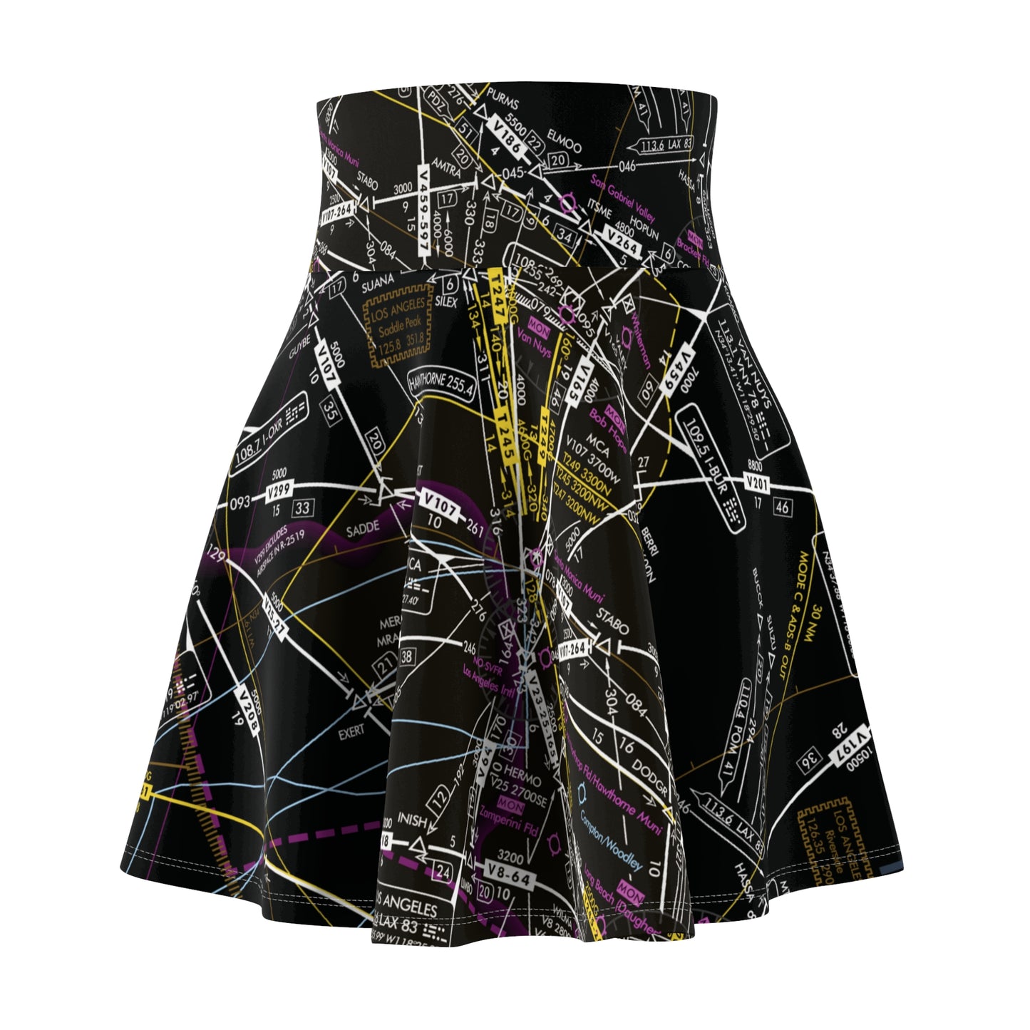 Enroute Low Altitude (ELUS3) Chart skater skirt (invert)