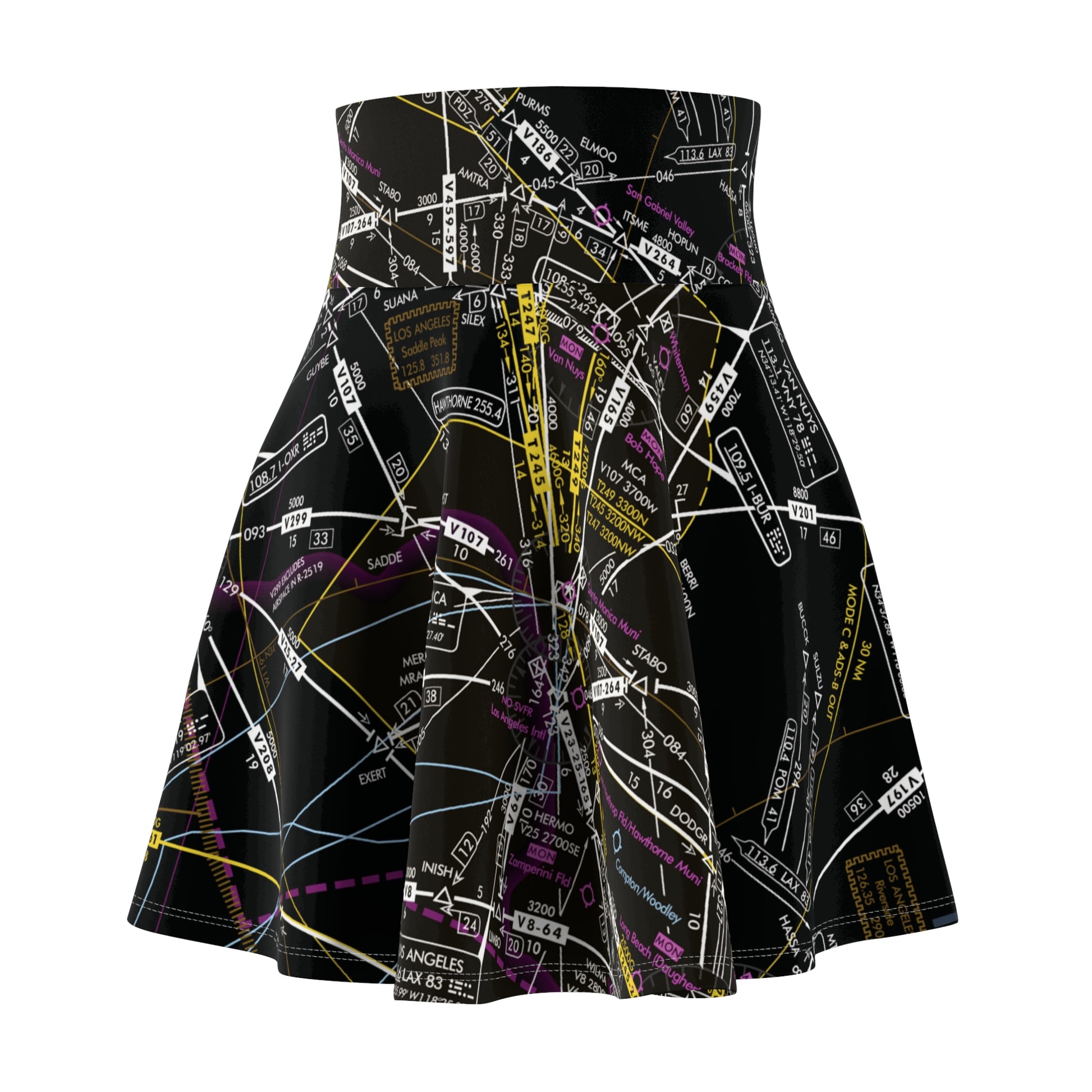 Enroute Low Altitude (ELUS3) Chart skater skirt (invert)