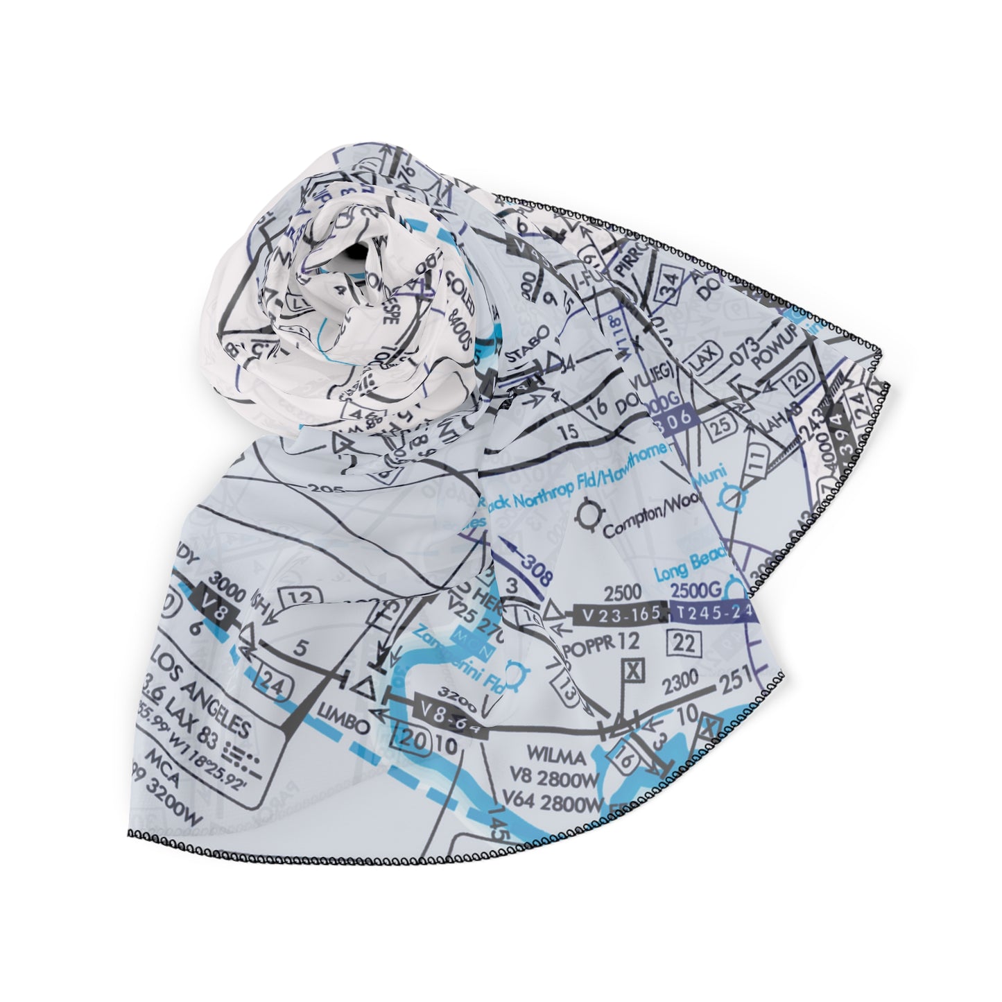Enroute Low Altitude (ELUS3) Chart poly scarf
