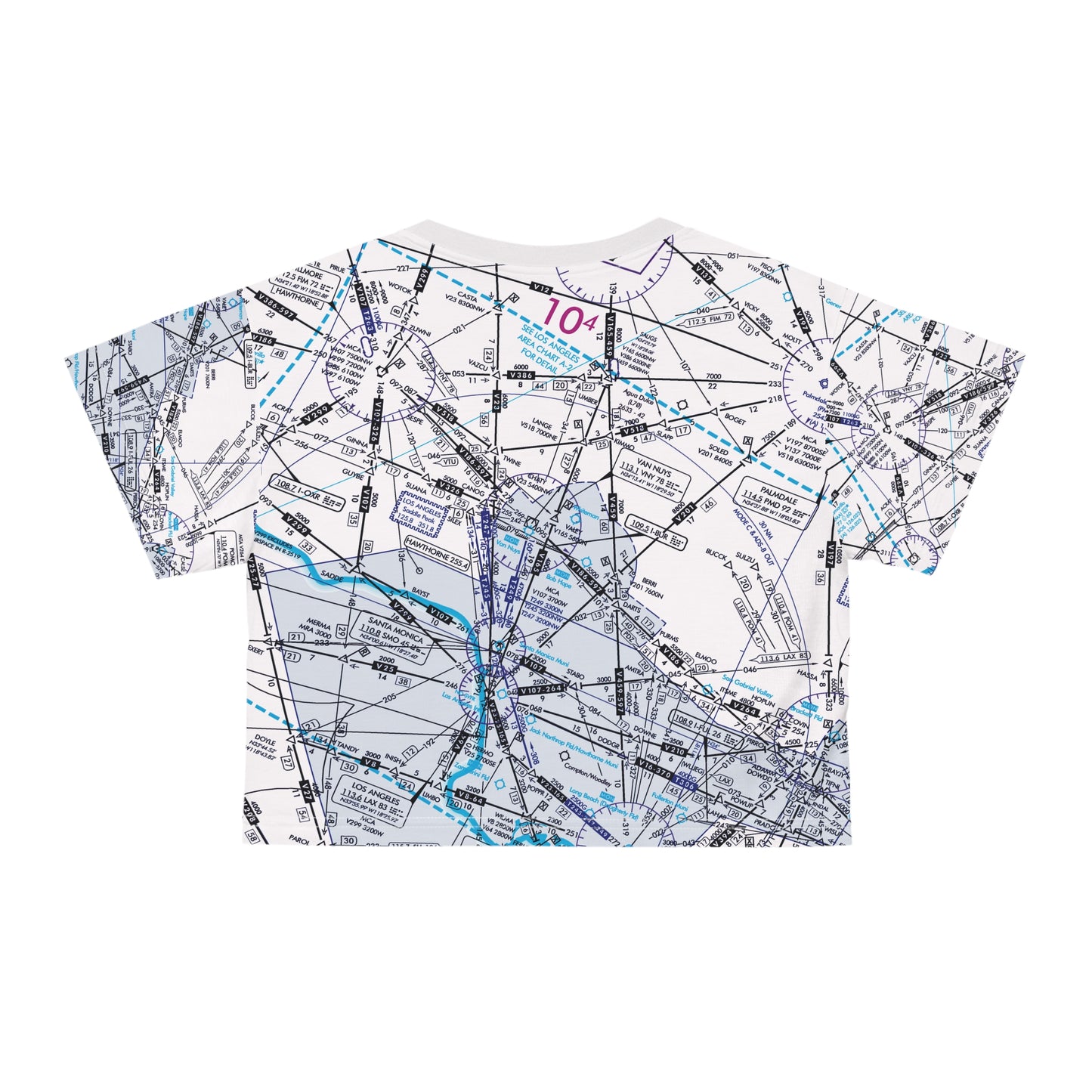 Enroute Low Altitude (ELUS3) Chart crop tee