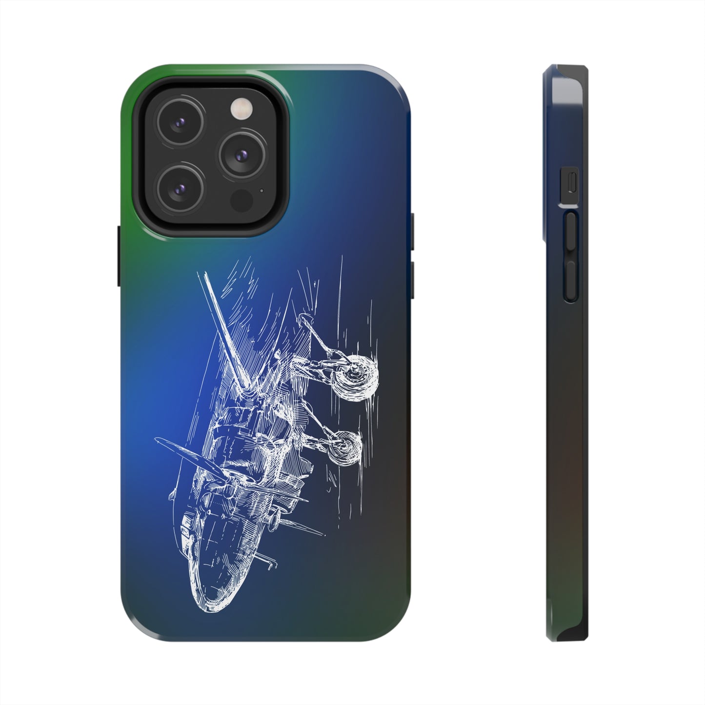 Aero 3 (bluish) tough phone cases