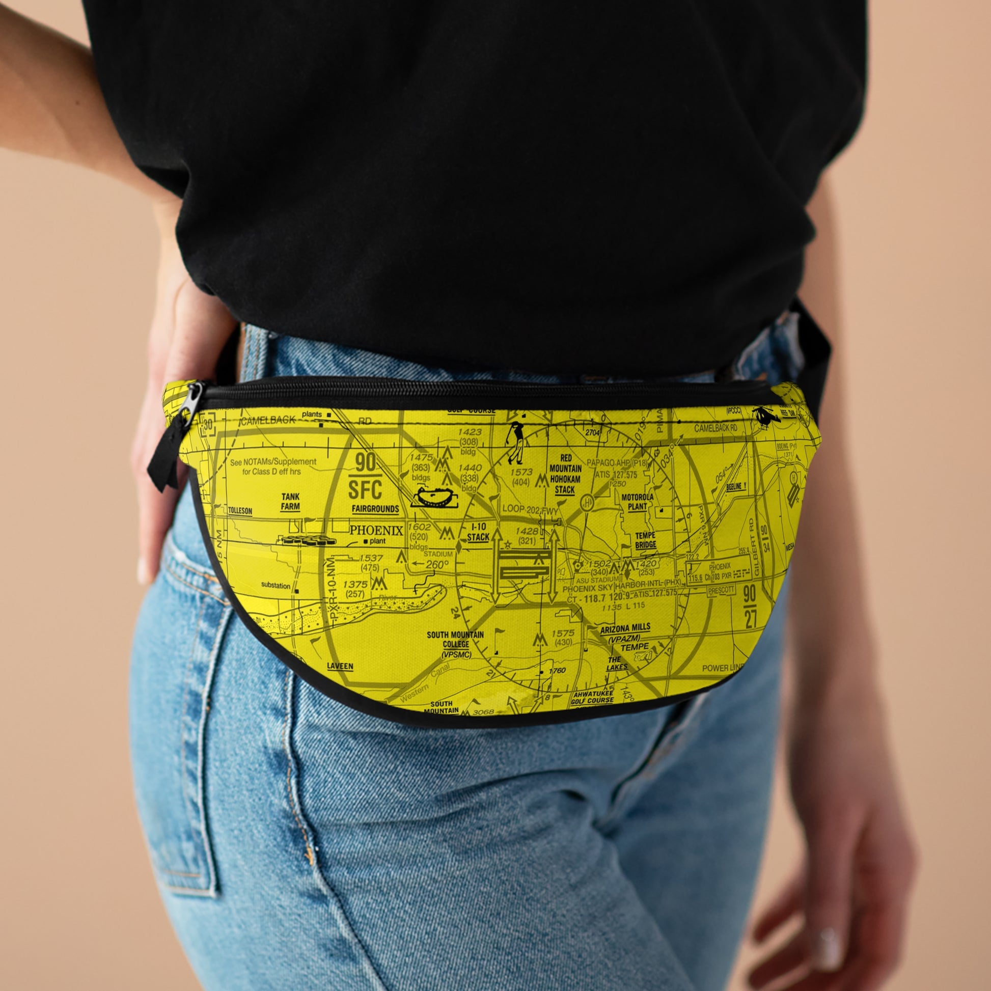 Phoenix TAC Chart fanny pack (yellow)