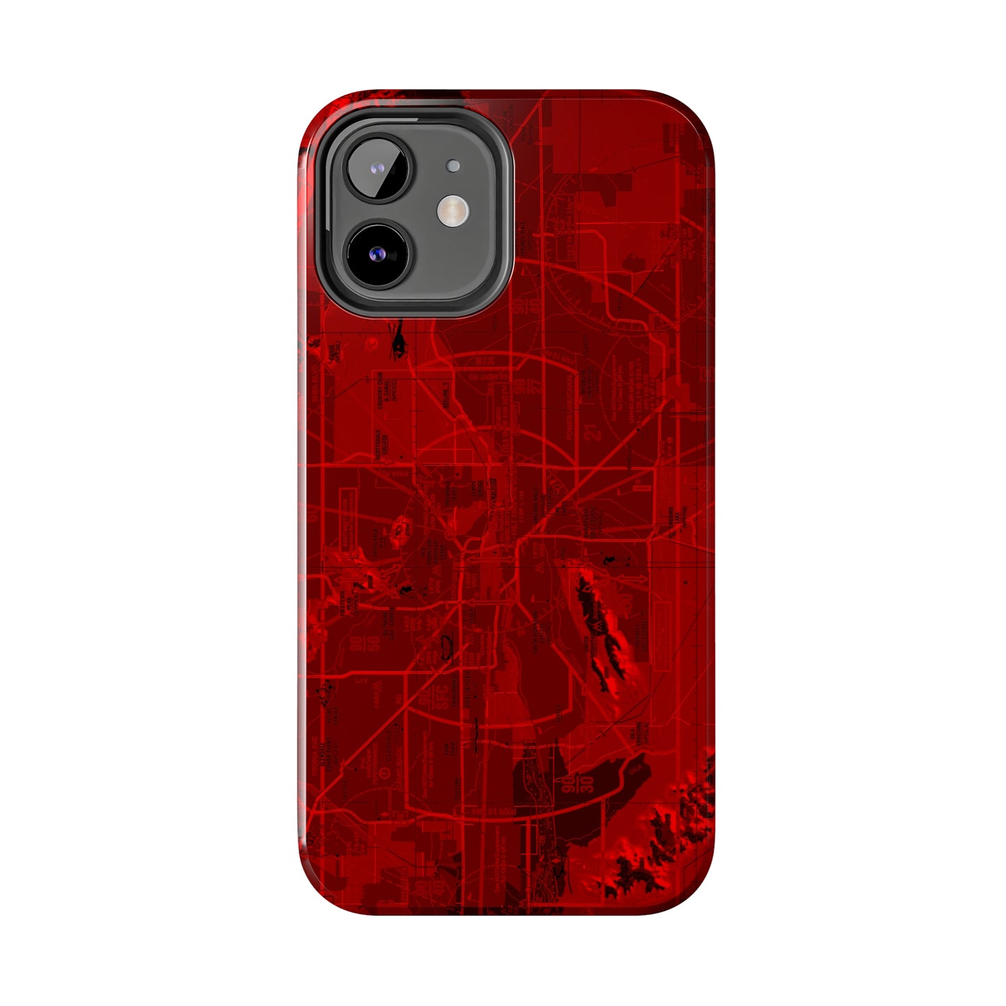 Phoenix TAC Chart (red) tough phone cases