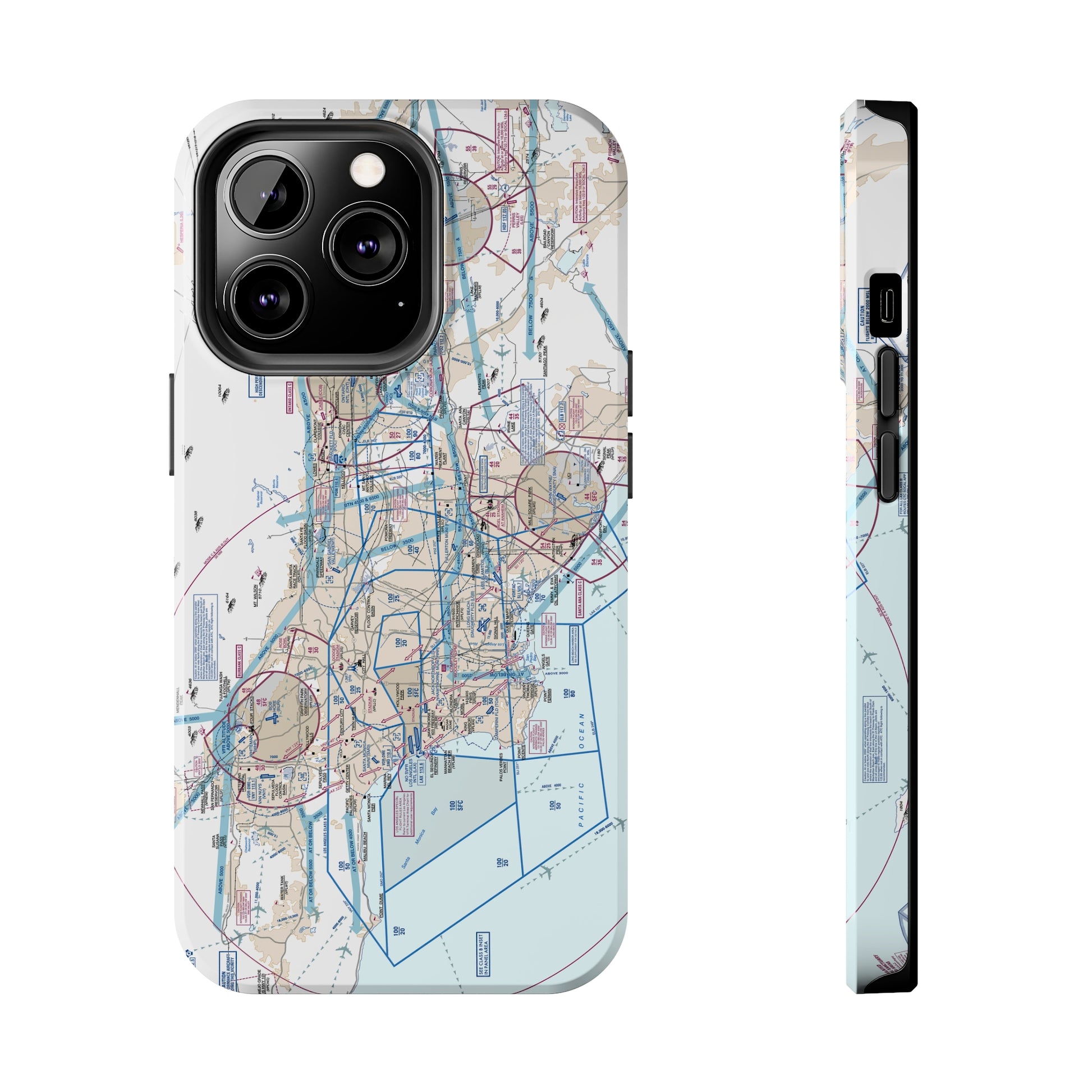 LAX Flyway Chart Tough Phone Cases