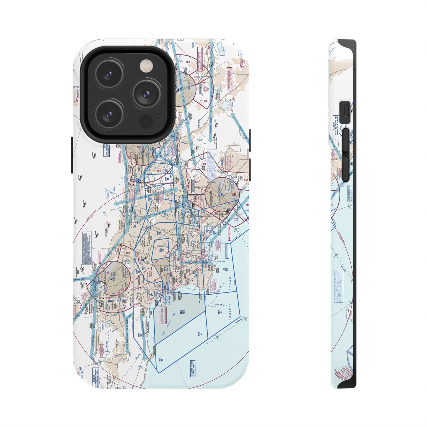LAX Flyway Chart Tough Phone Cases
