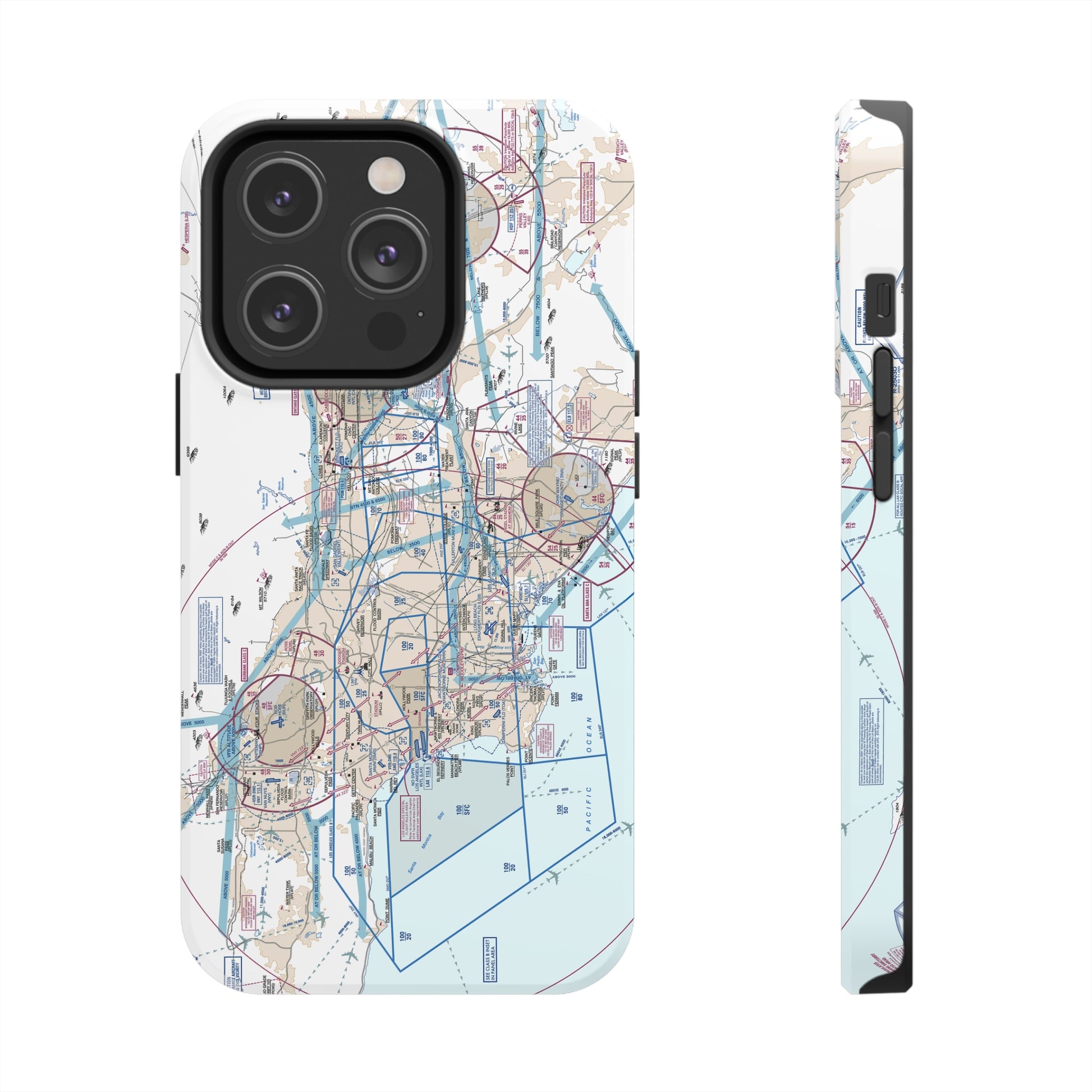 LAX Flyway Chart Tough Phone Cases