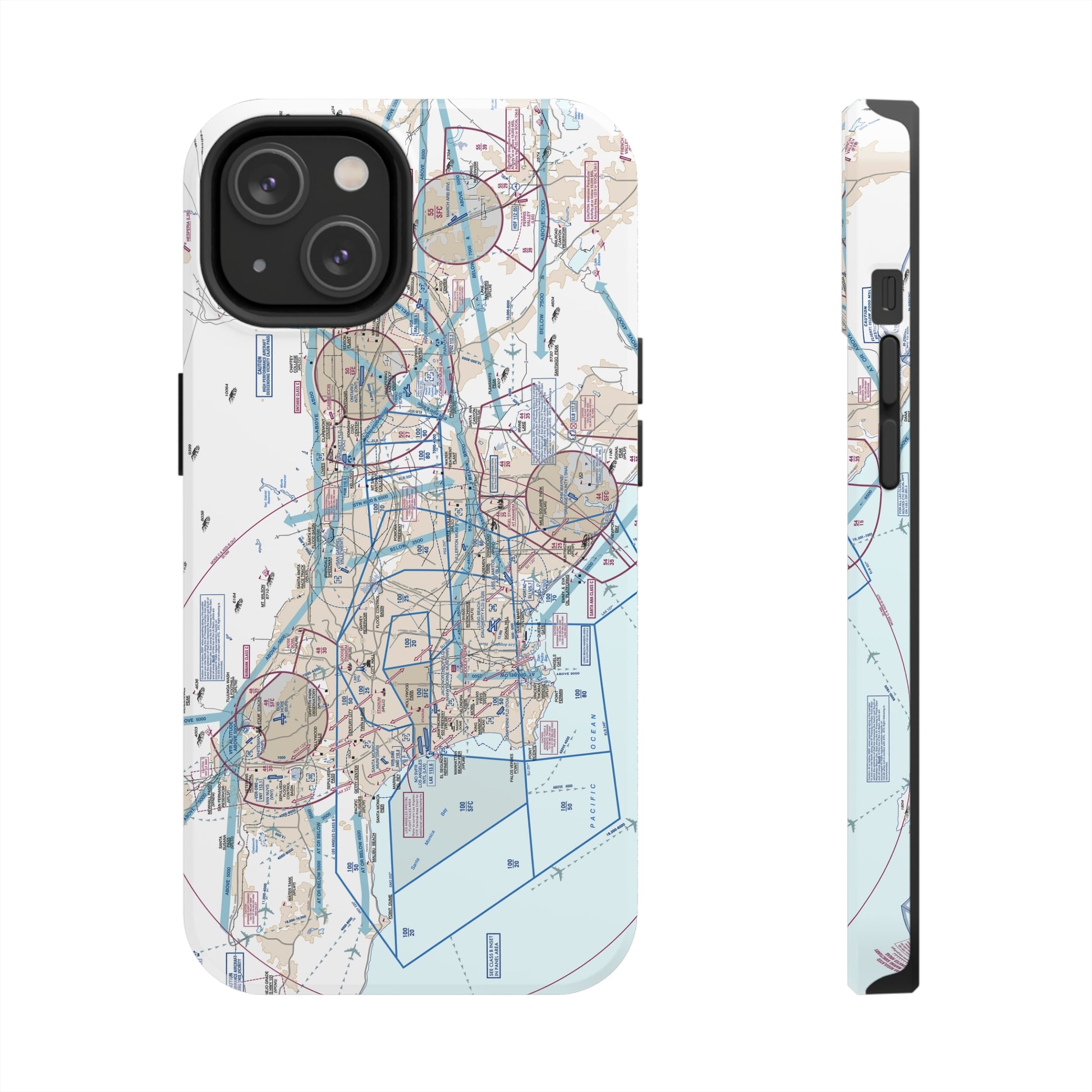 LAX Flyway Chart Tough Phone Cases