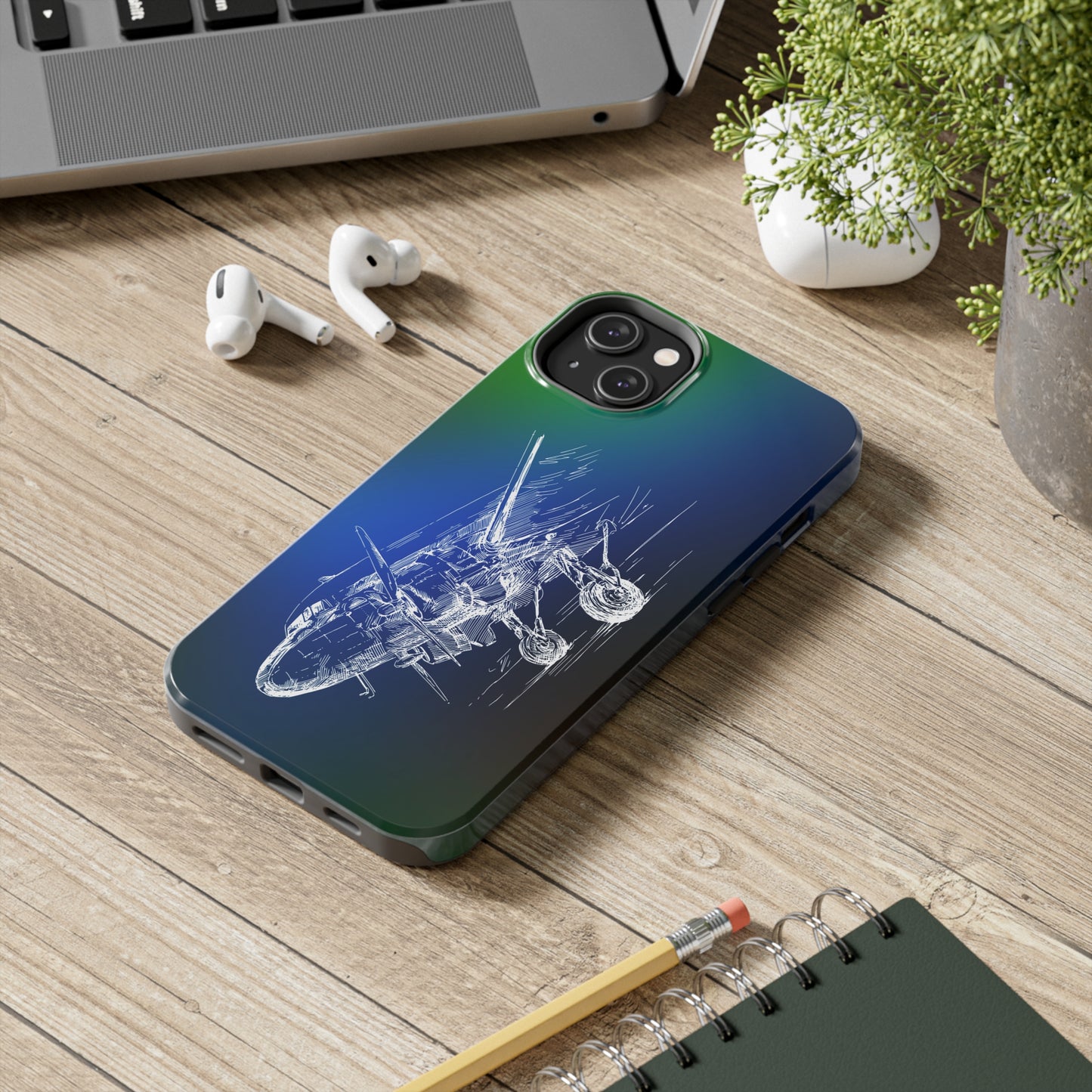Aero 3 (bluish) tough phone cases