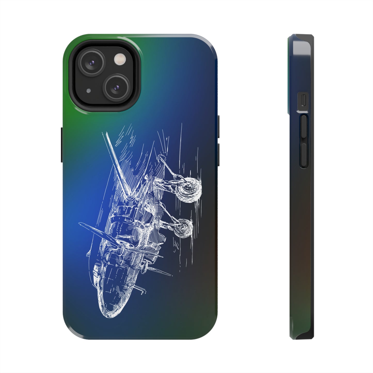 Aero 3 (bluish) tough phone cases