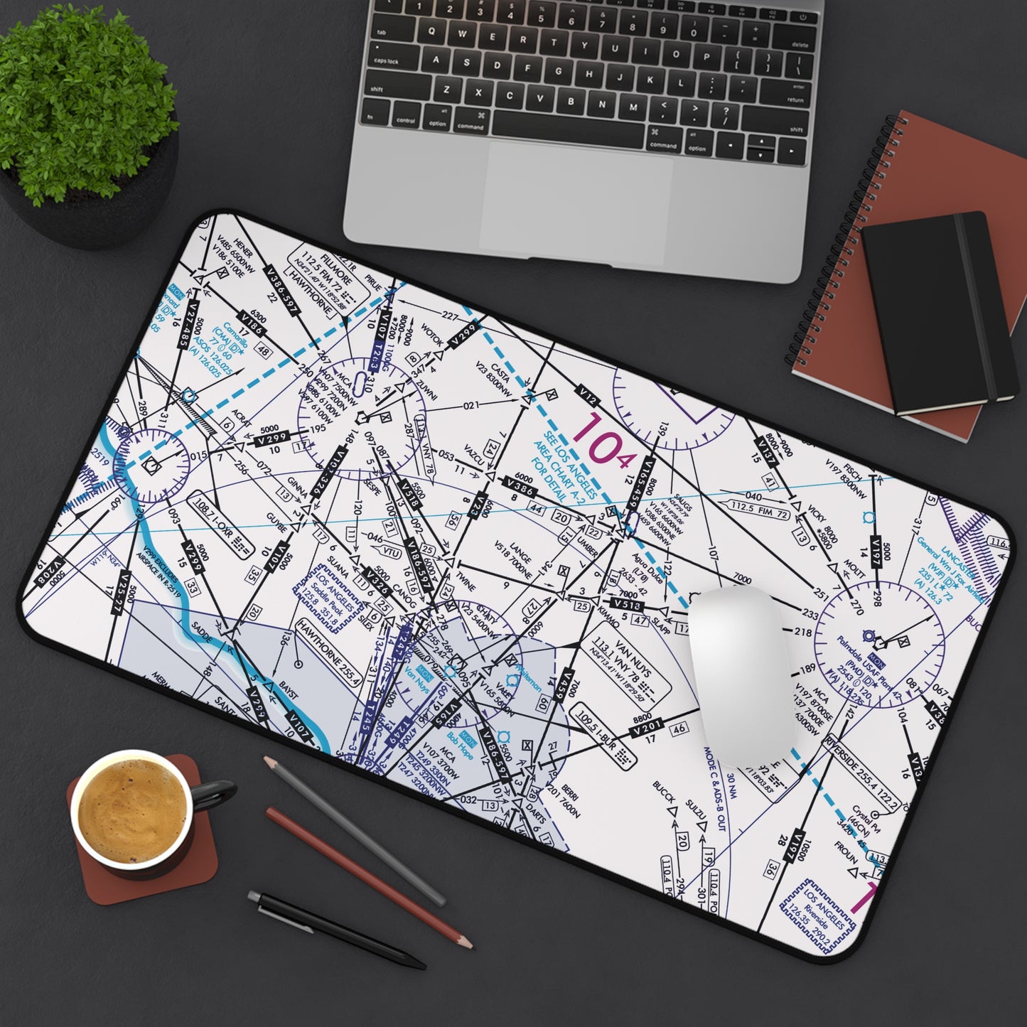 Enroute Low Altitude Chart (ELUS3) desk mat