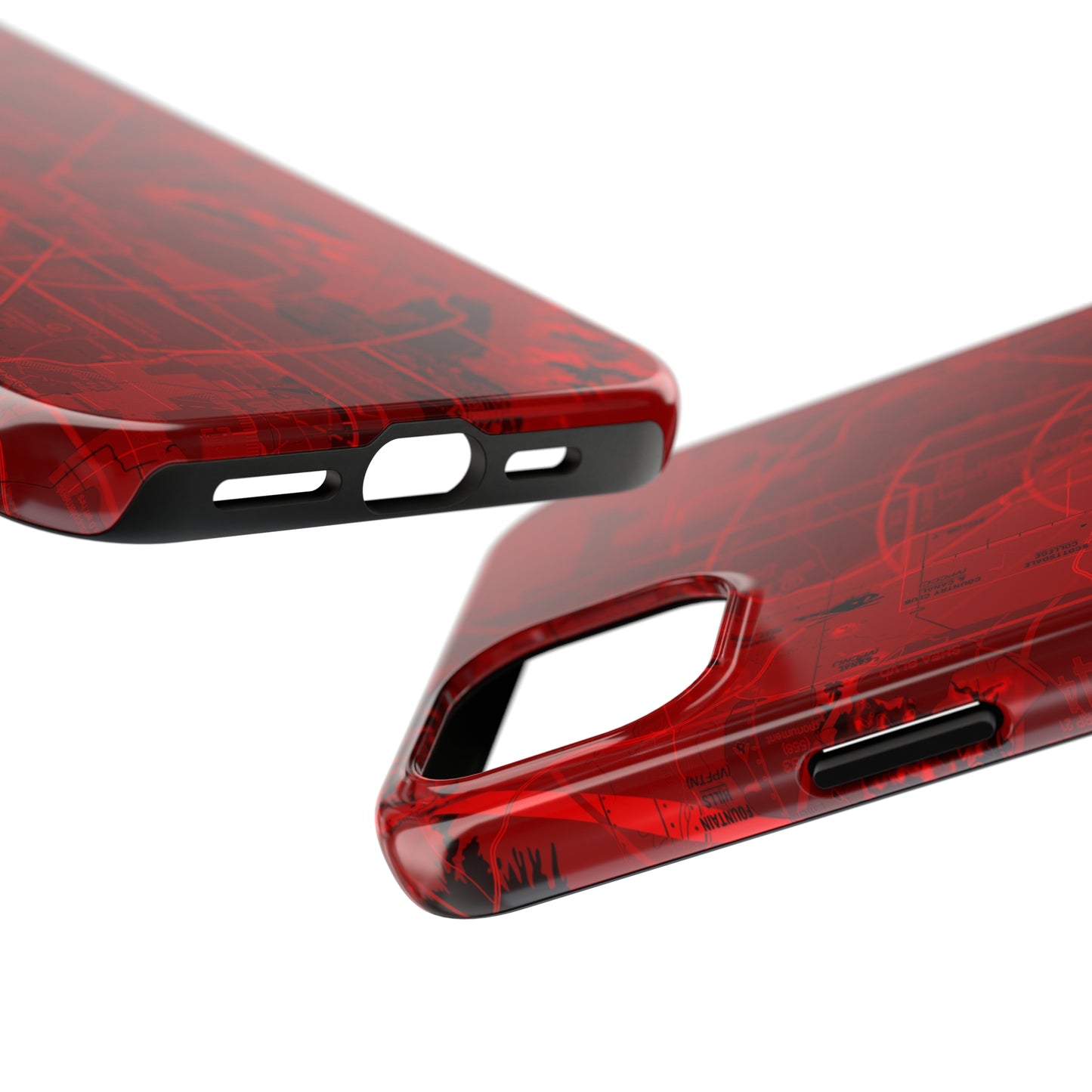 Phoenix TAC Chart (red) tough phone cases