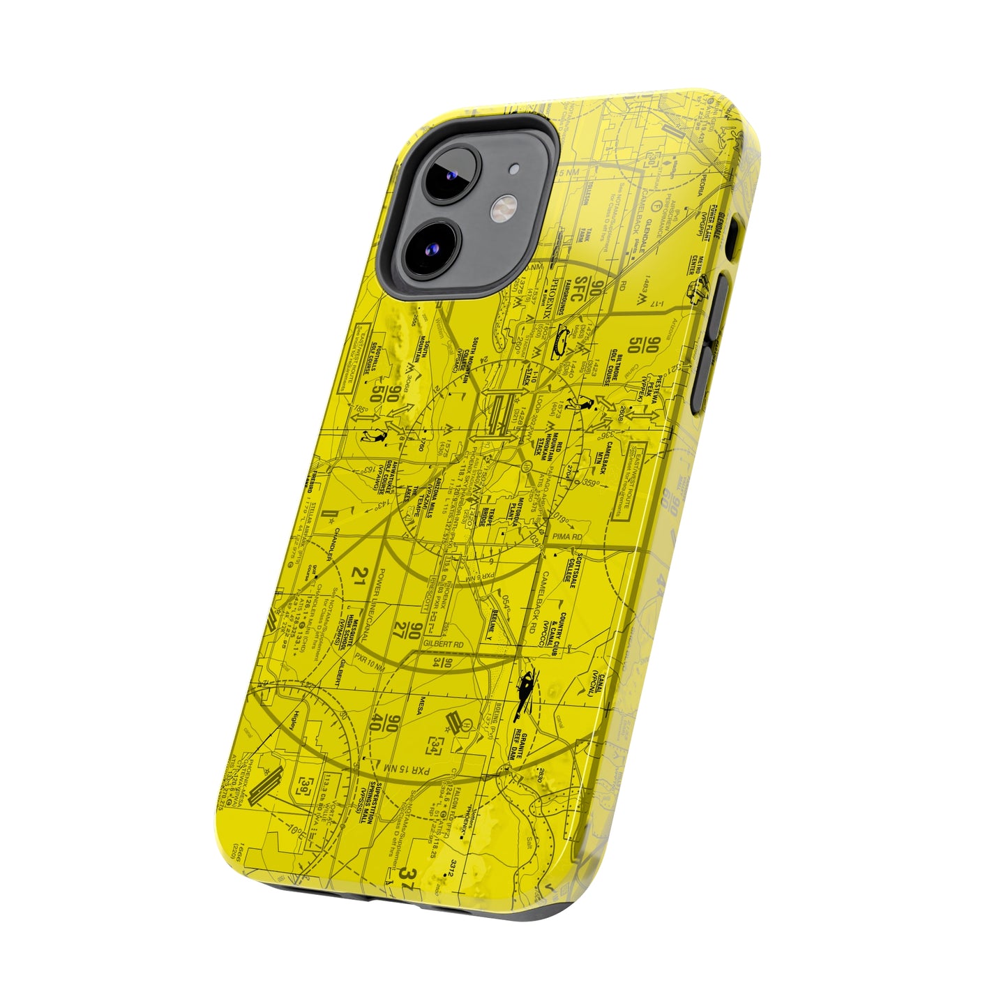 Phoenix TAC Chart (yellow) tough phone cases