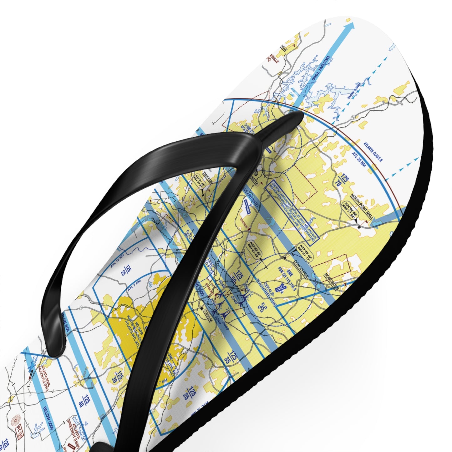 Aeronautical Chart Flip-Flops (ATL)