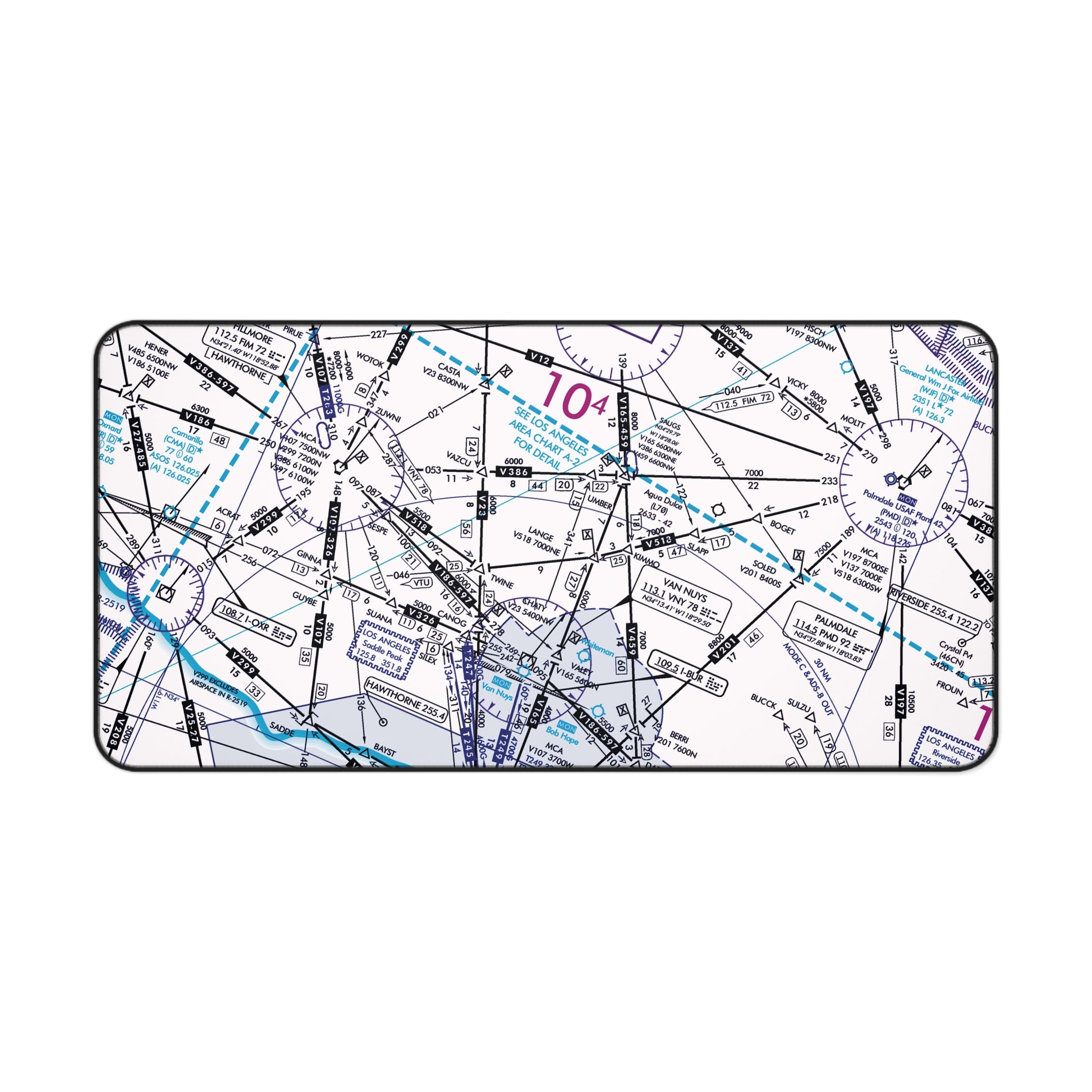 Enroute Low Altitude Chart (ELUS3) desk mat