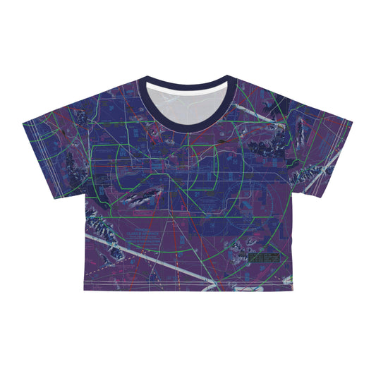 Phoenix TAC Chart (invert) crop tee