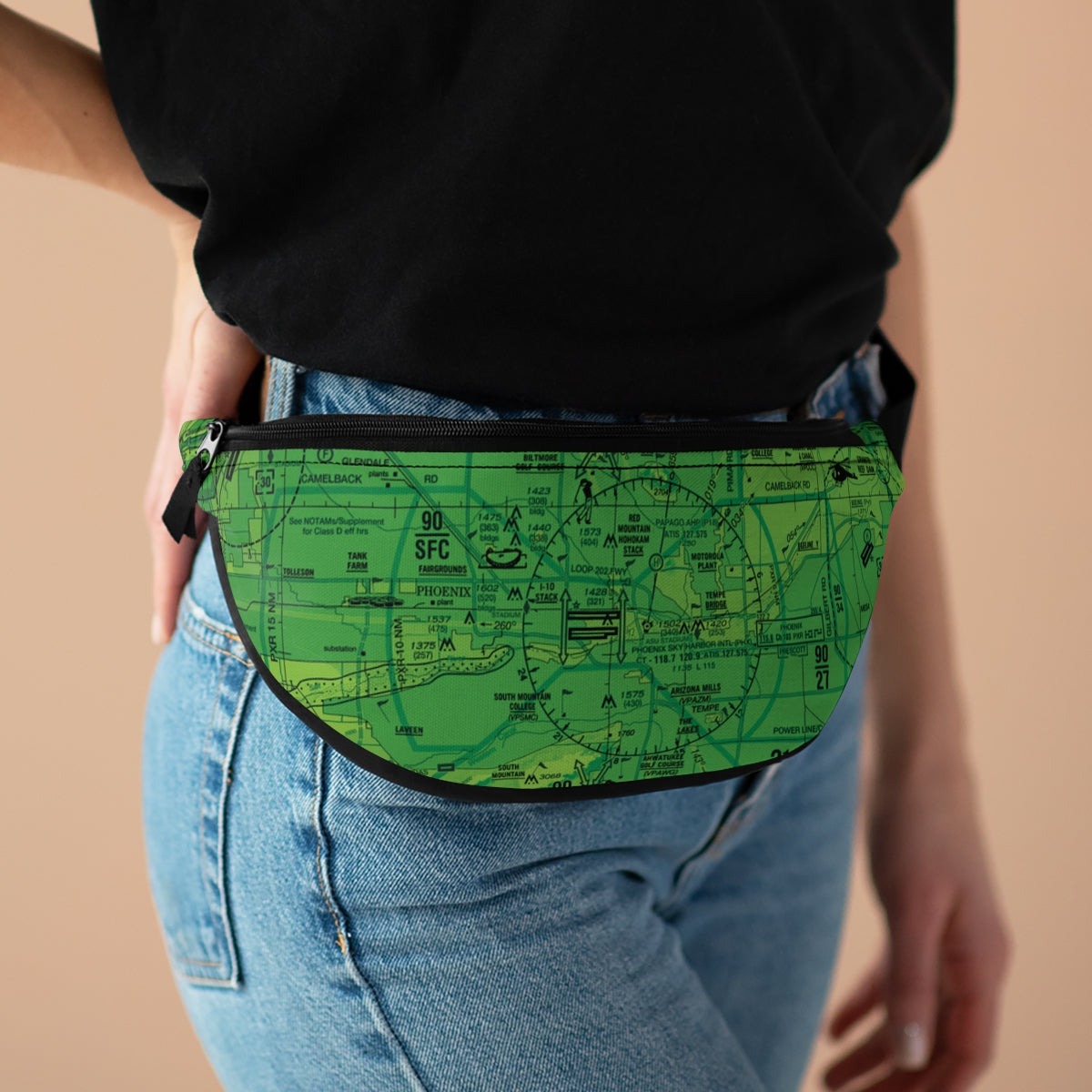 Phoenix TAC Chart fanny pack (green)