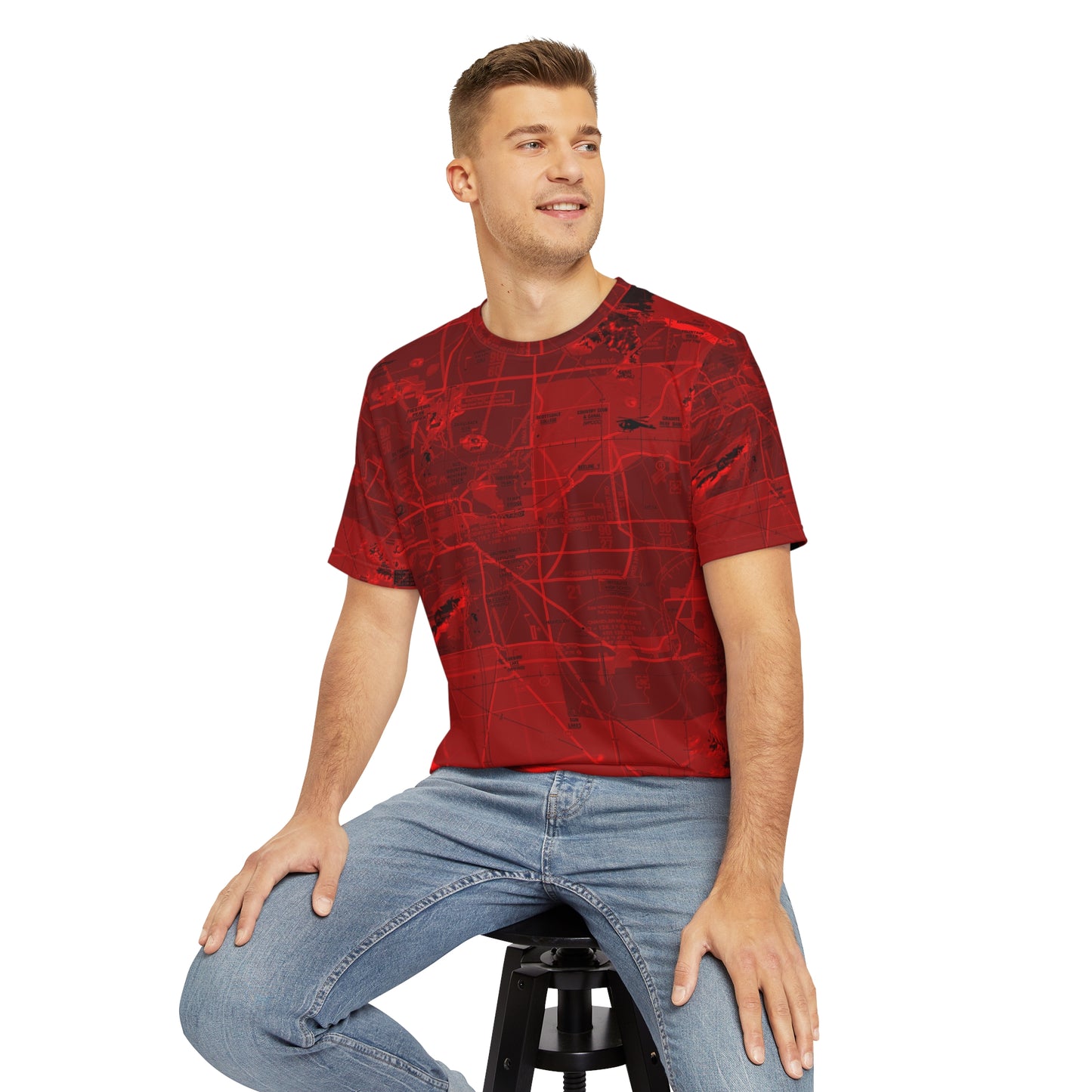 Phoenix TAC Chart (red) men's polyester shirt