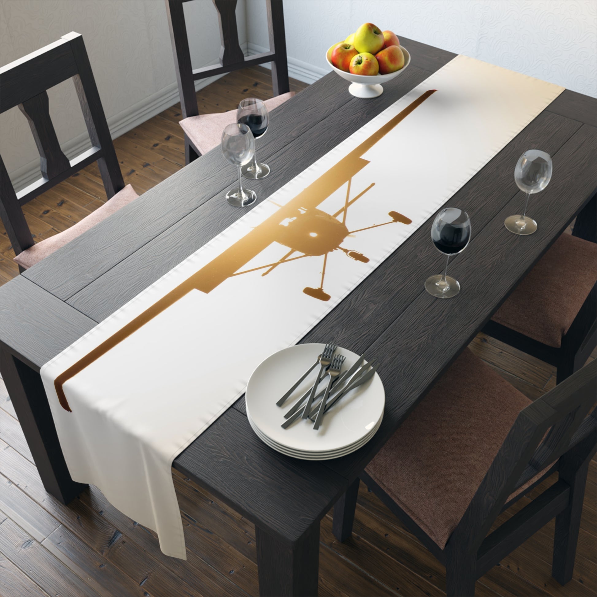 Cessna at Sunset Table Runner