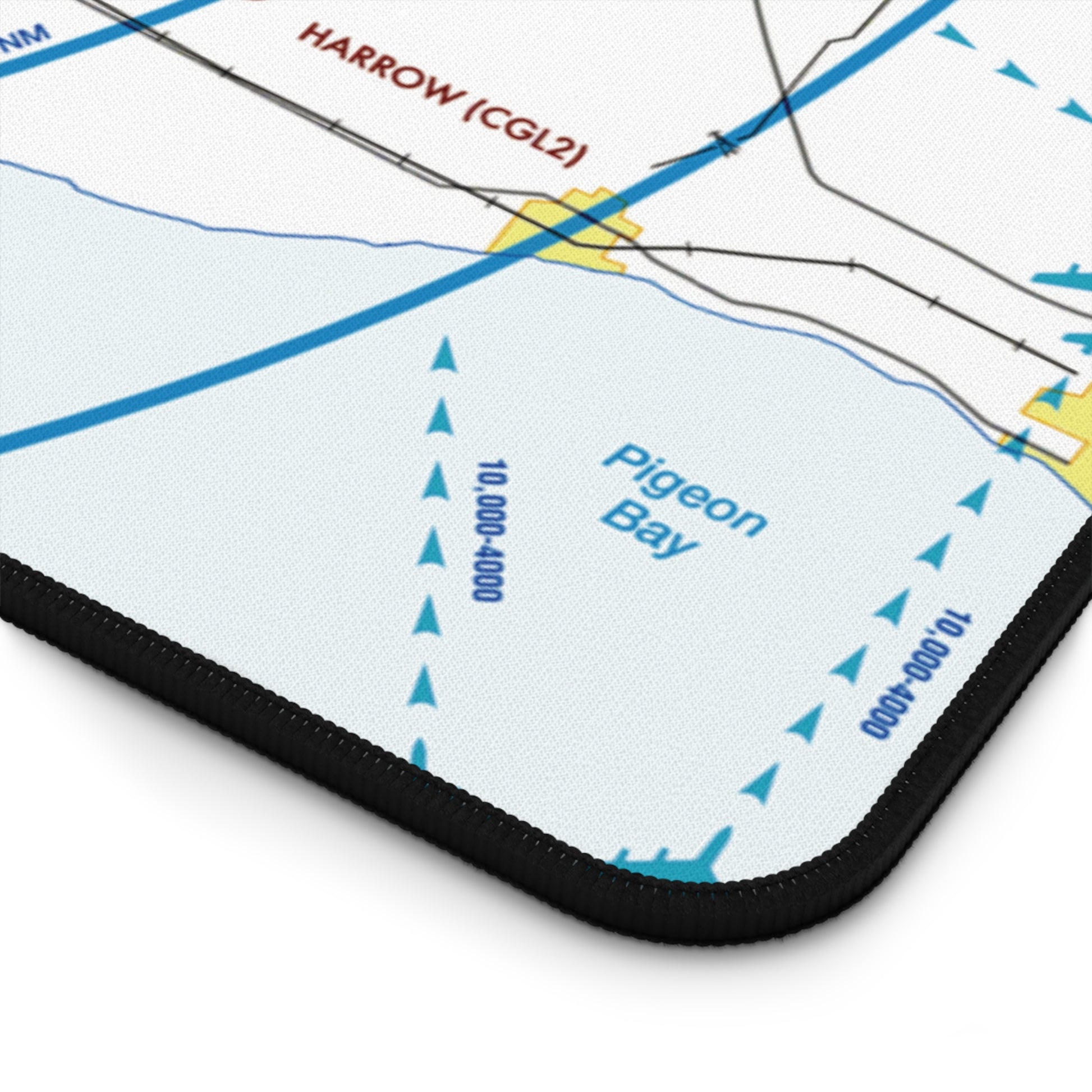 Detroit Flyway Chart desk mat