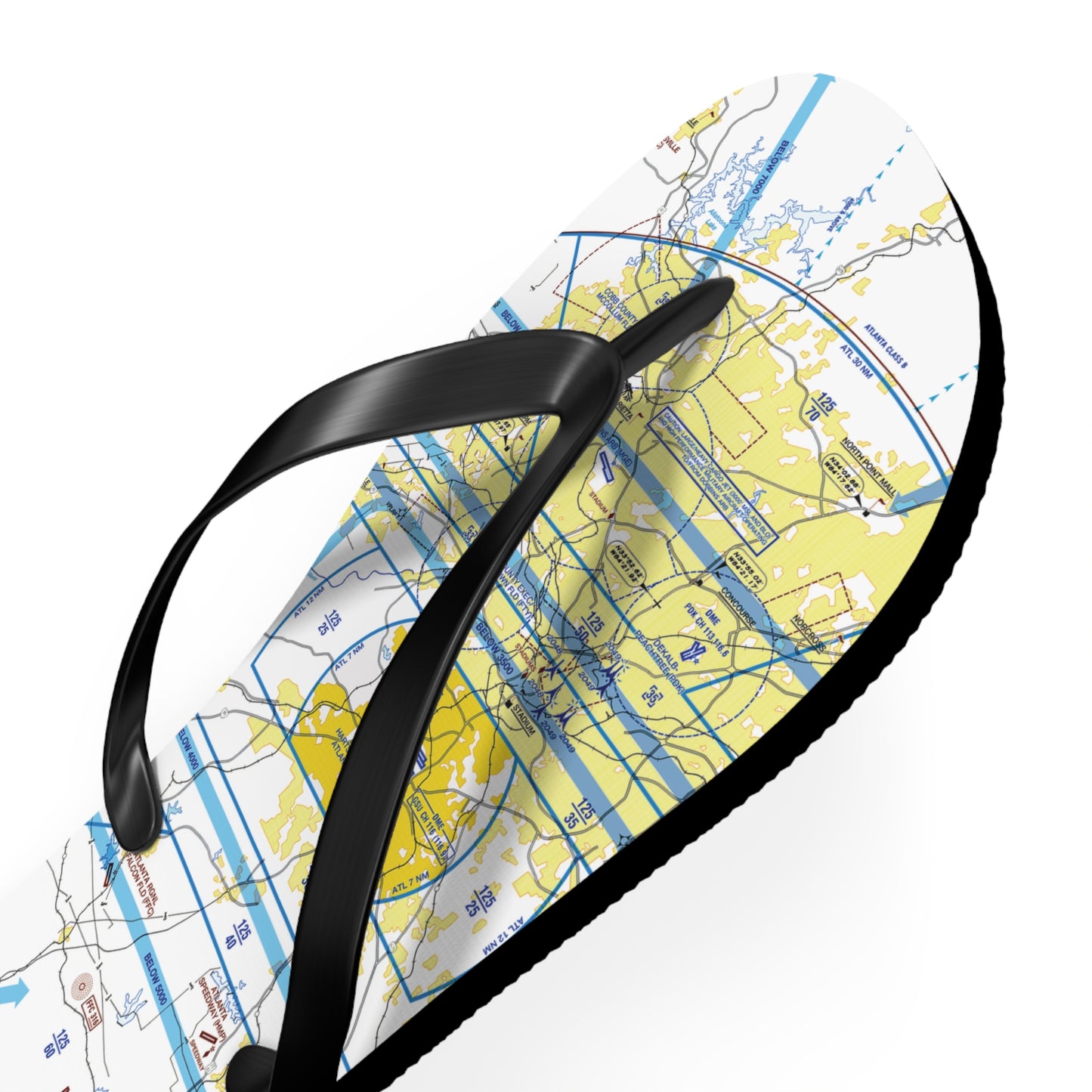 Aeronautical Chart Flip-Flops (ATL)