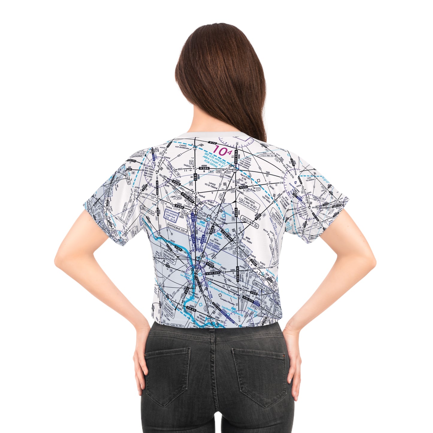 Enroute Low Altitude (ELUS3) Chart crop tee