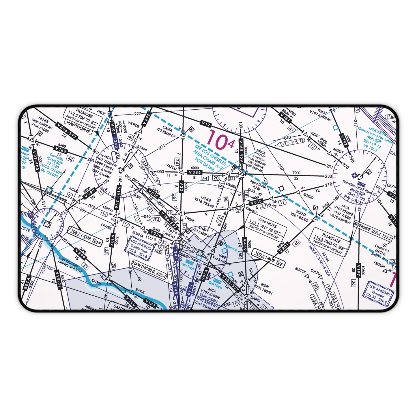 Enroute Low Altitude Chart (ELUS3) desk mat