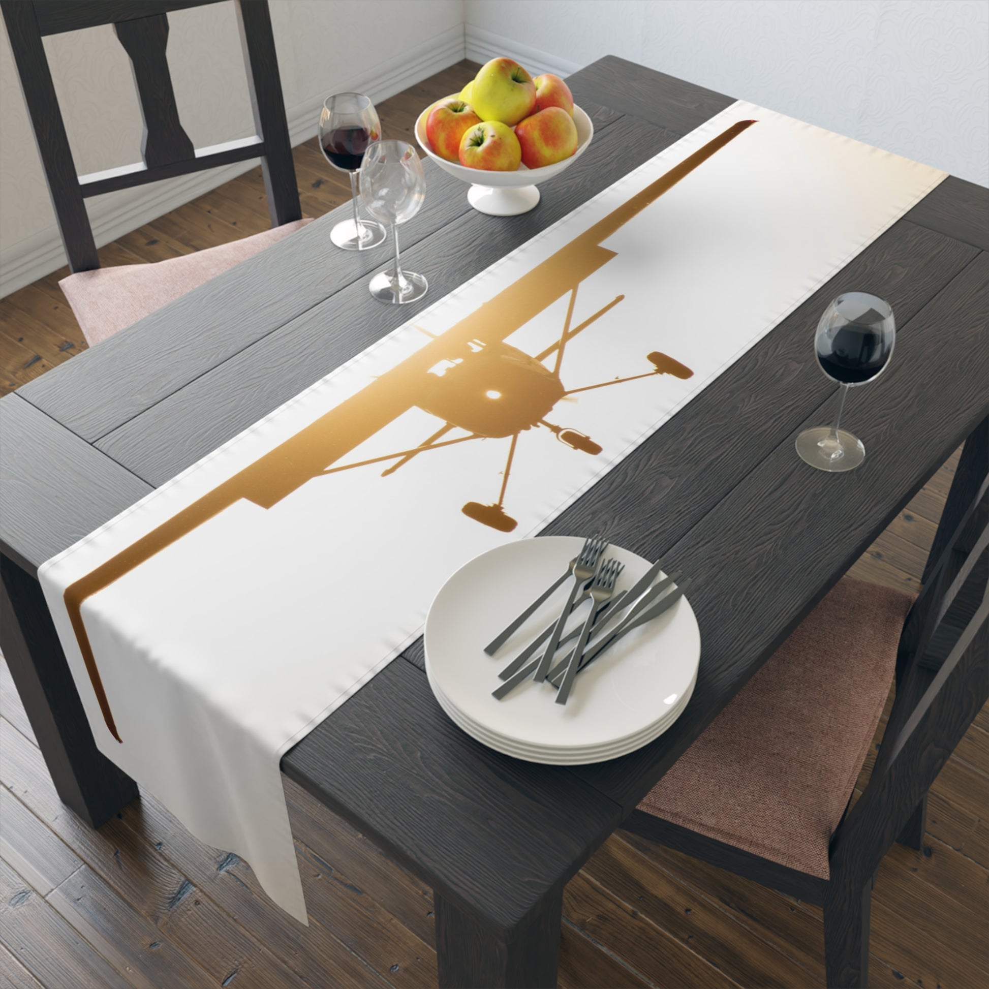 Cessna at Sunset Table Runner