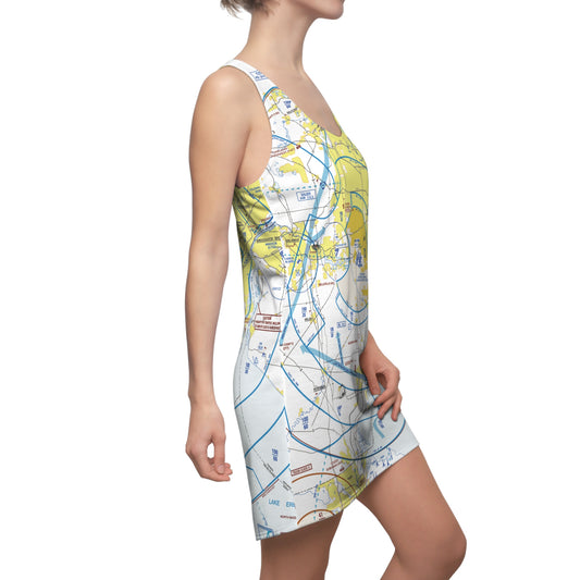 Detroit Flyway Chart racerback dress