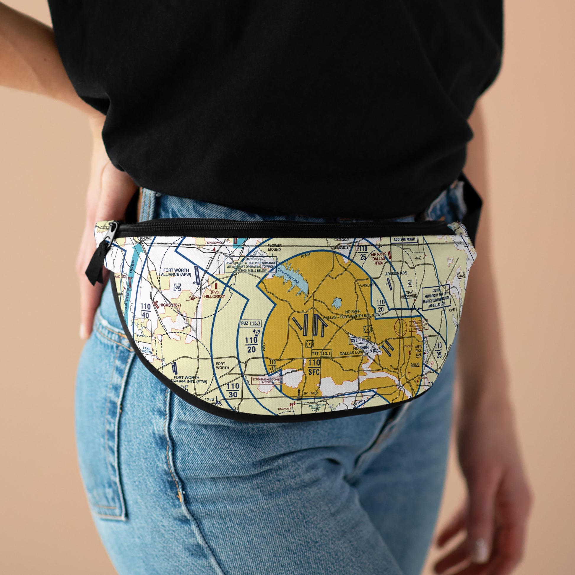 Dallas - Ft. Worth Flyway fanny pack