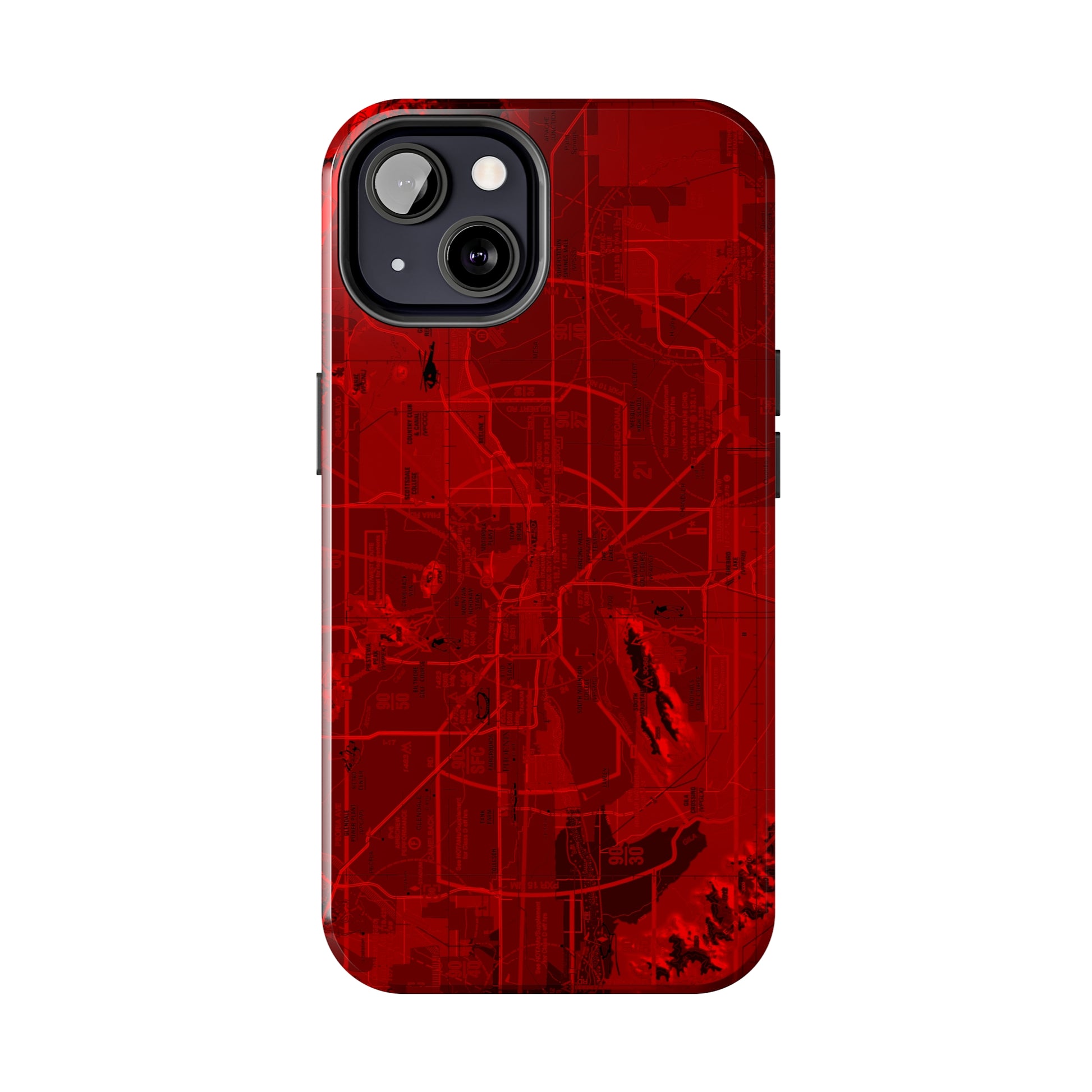 Phoenix TAC Chart (red) tough phone cases