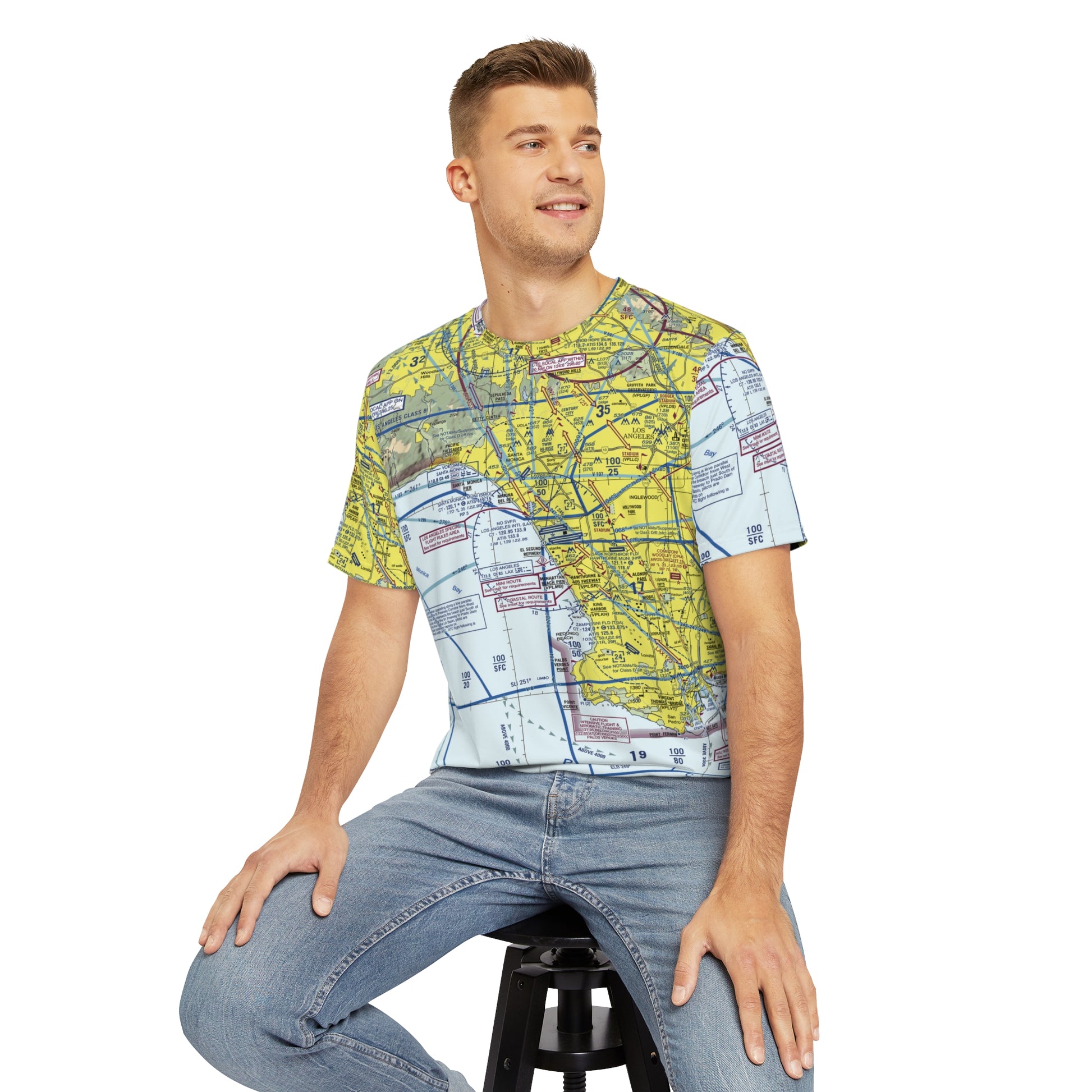 LAX TAC Chart men's polyester shirt