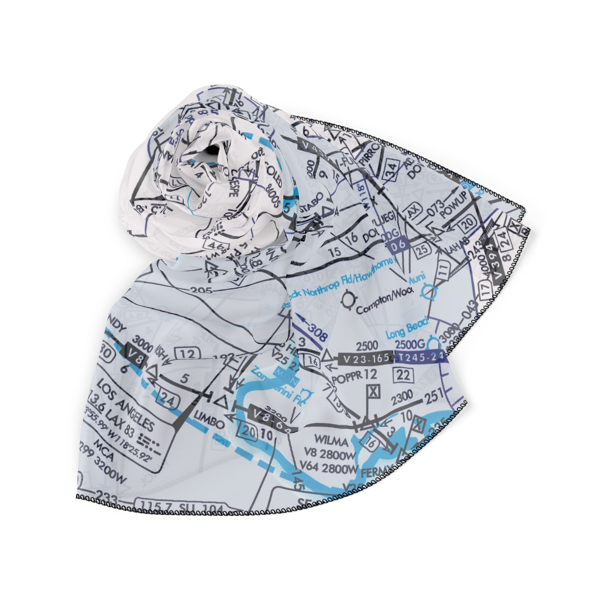 Enroute Low Altitude (ELUS3) Chart poly scarf