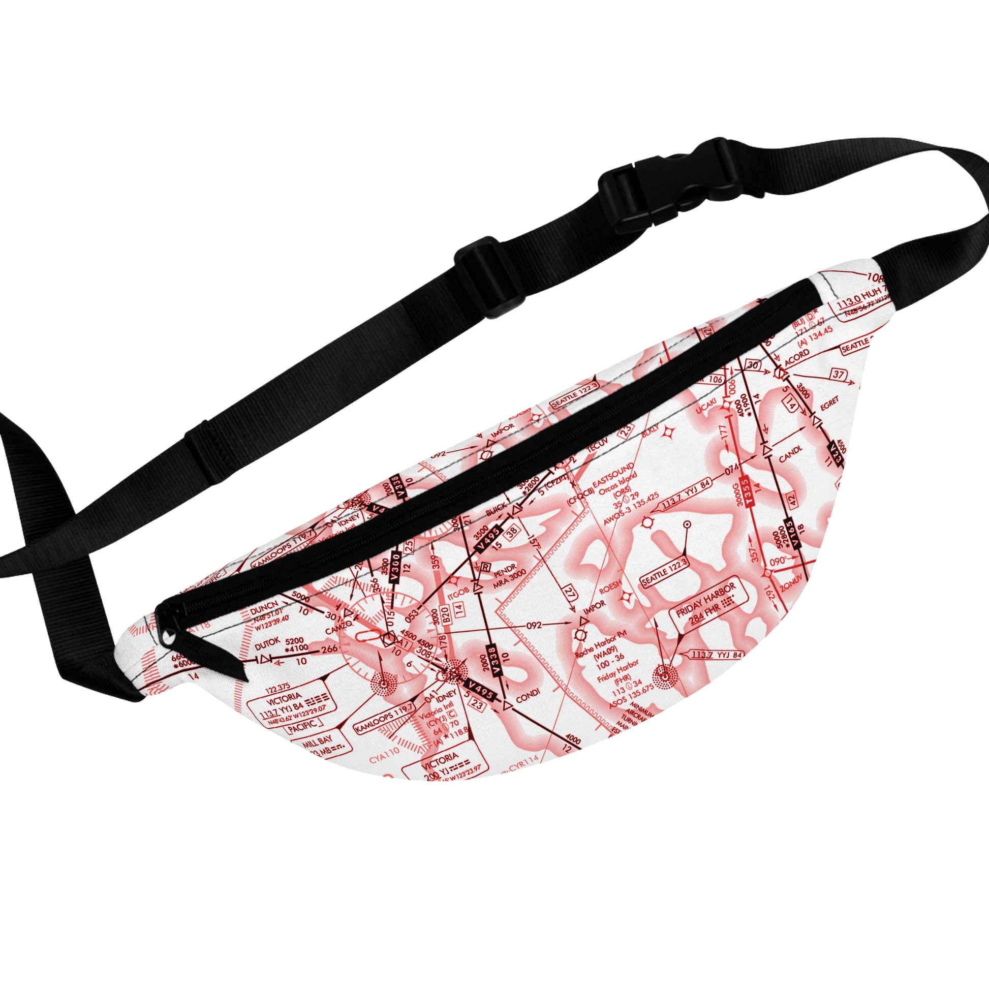 Enroute Low Altitude Chart fanny pack (ELUS1/red&white)