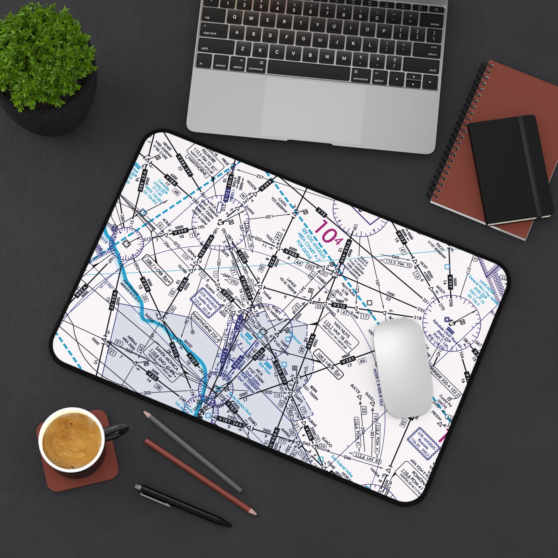Enroute Low Altitude Chart (ELUS3) desk mat