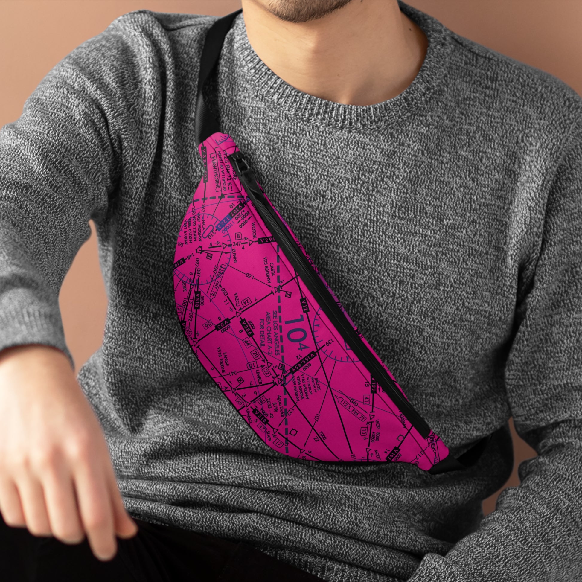 Enroute Low Altitude Chart - fanny pack (ELUS3/pink)