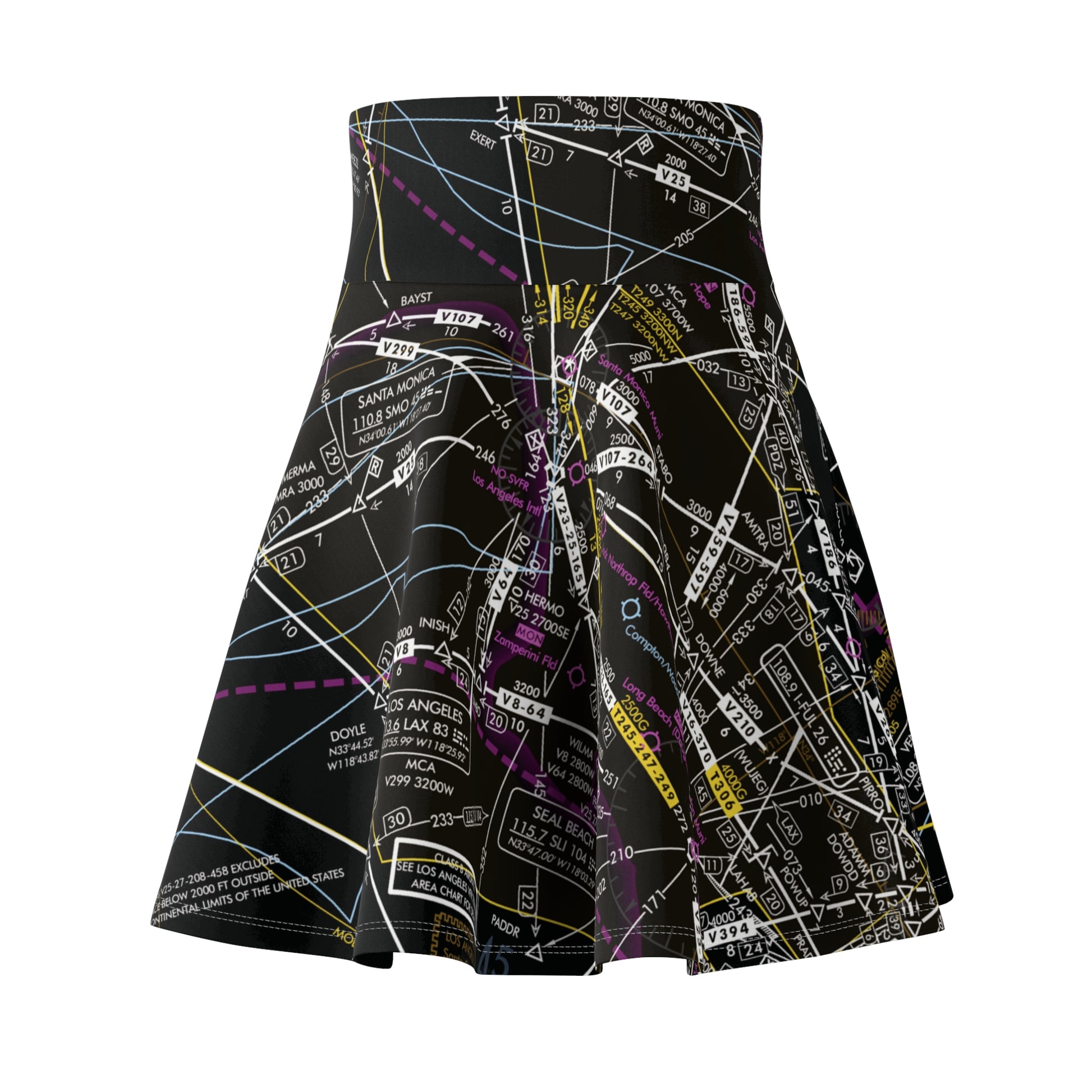 Enroute Low Altitude (ELUS3) Chart skater skirt (invert)