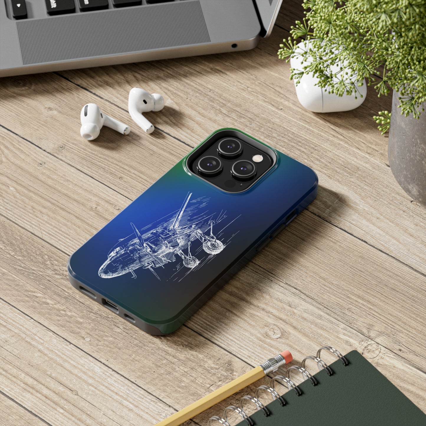 Aero 3 (bluish) tough phone cases