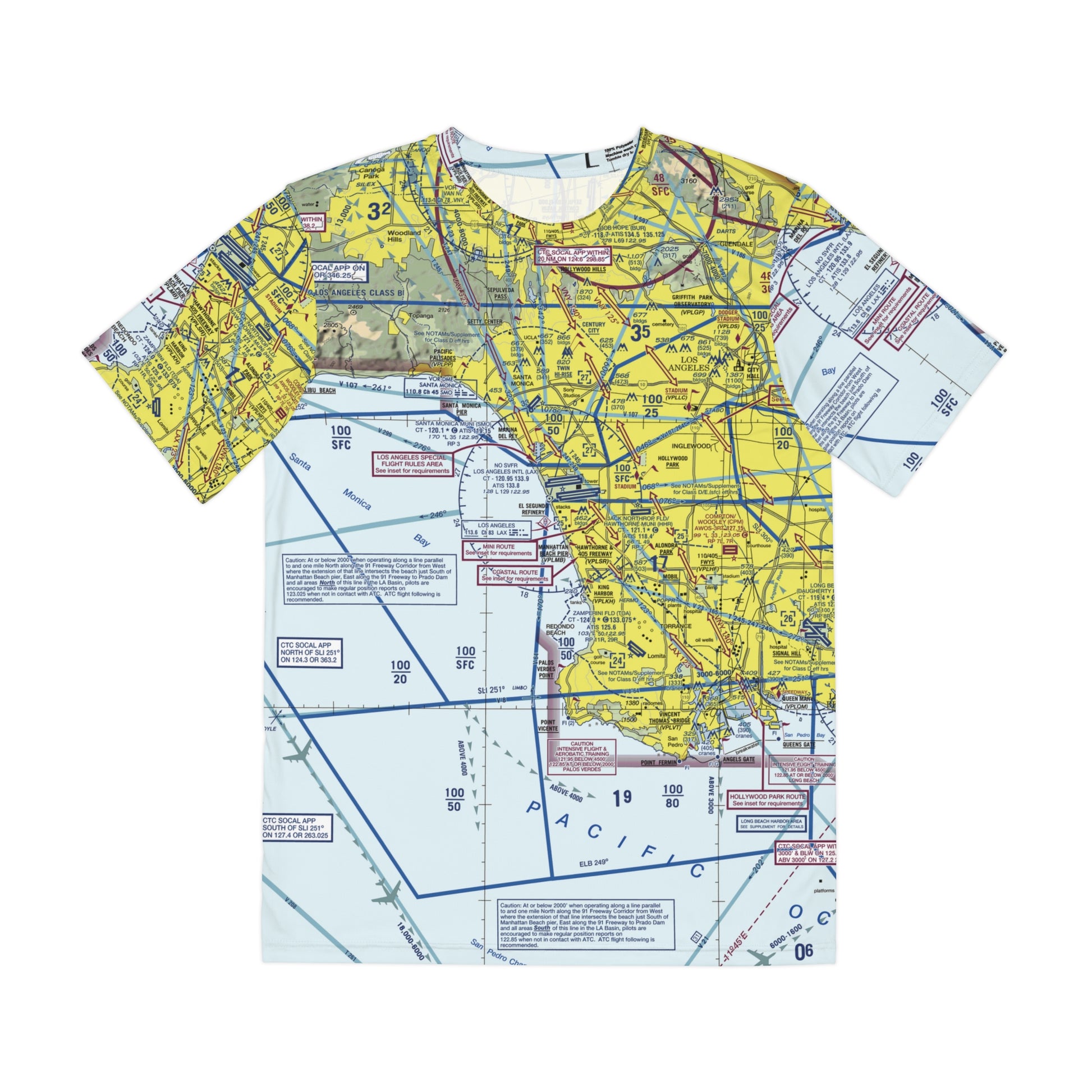 LAX TAC Chart men's polyester shirt