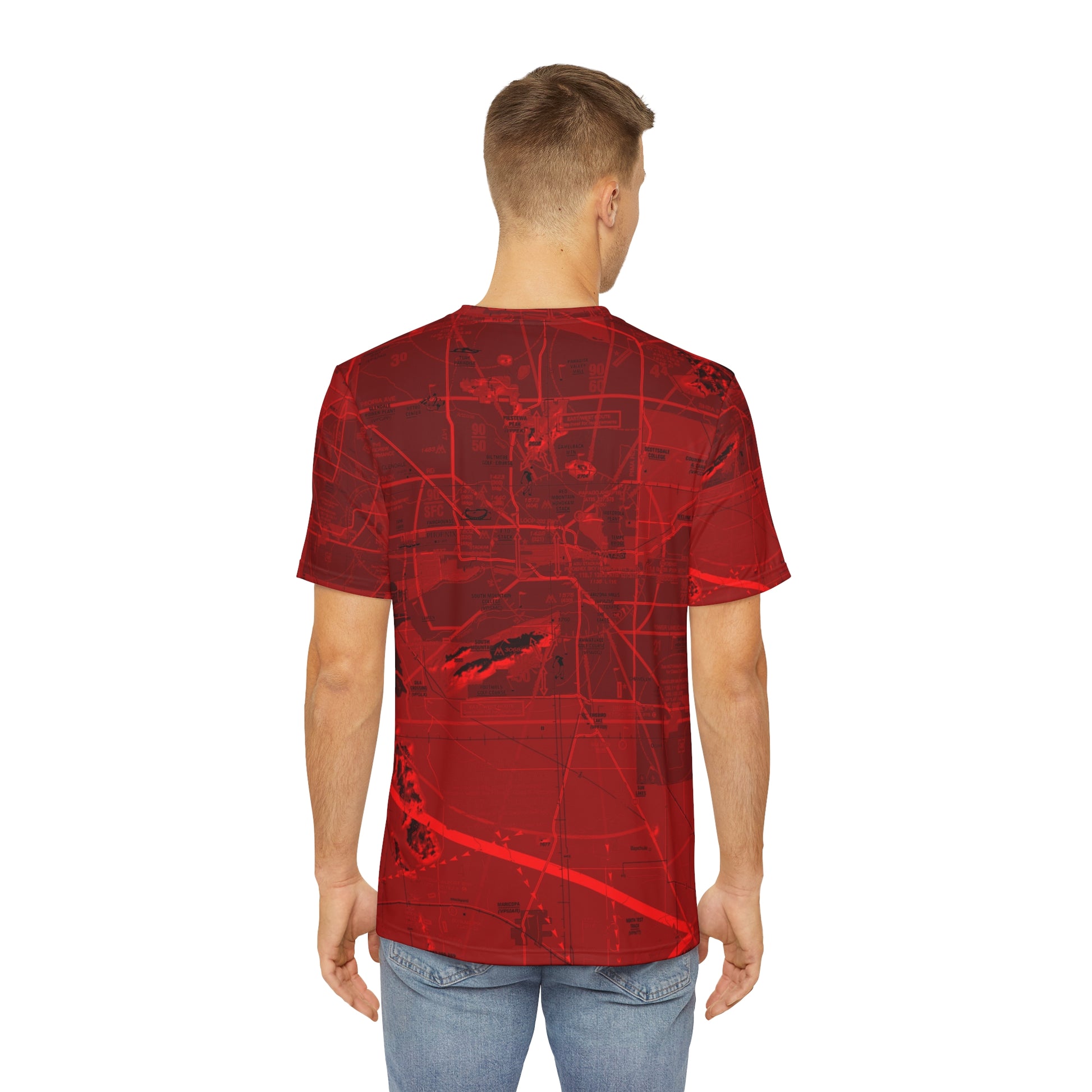 Phoenix TAC Chart (red) men's polyester shirt