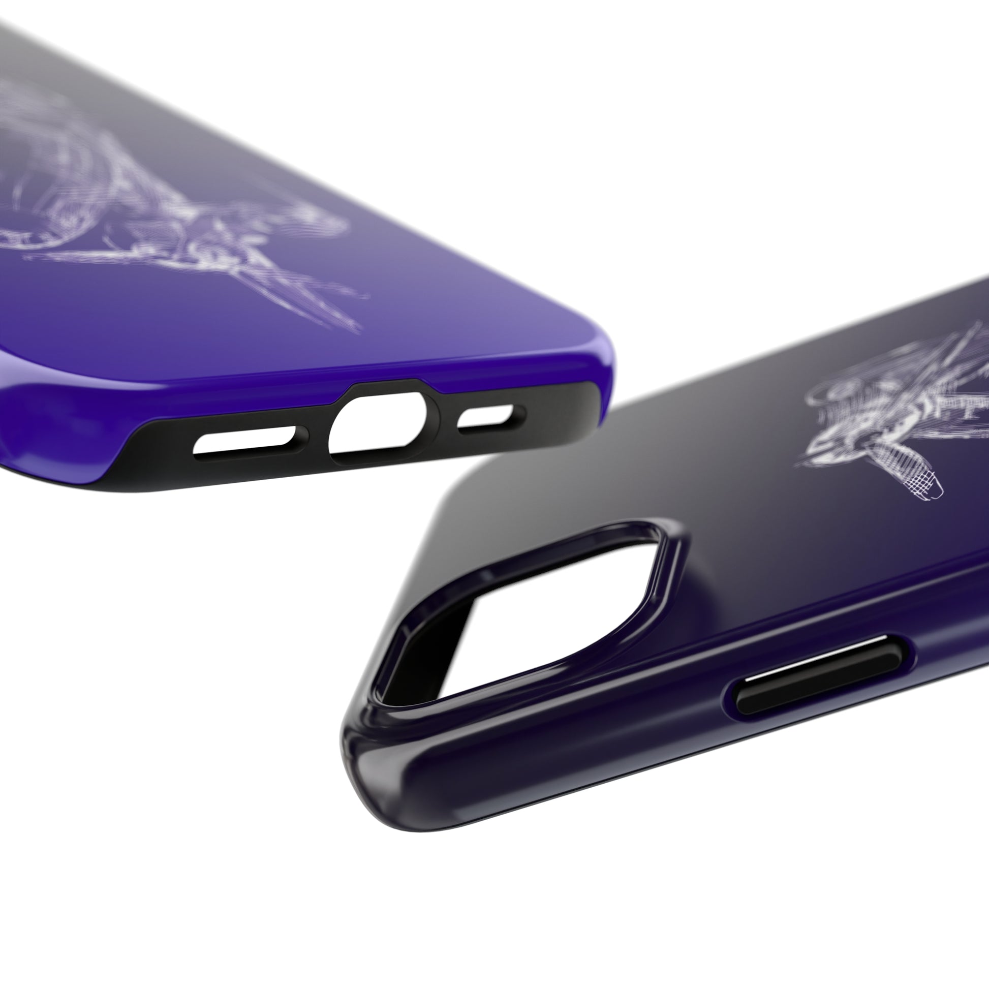 Aero 1 (purple) tough phone cases